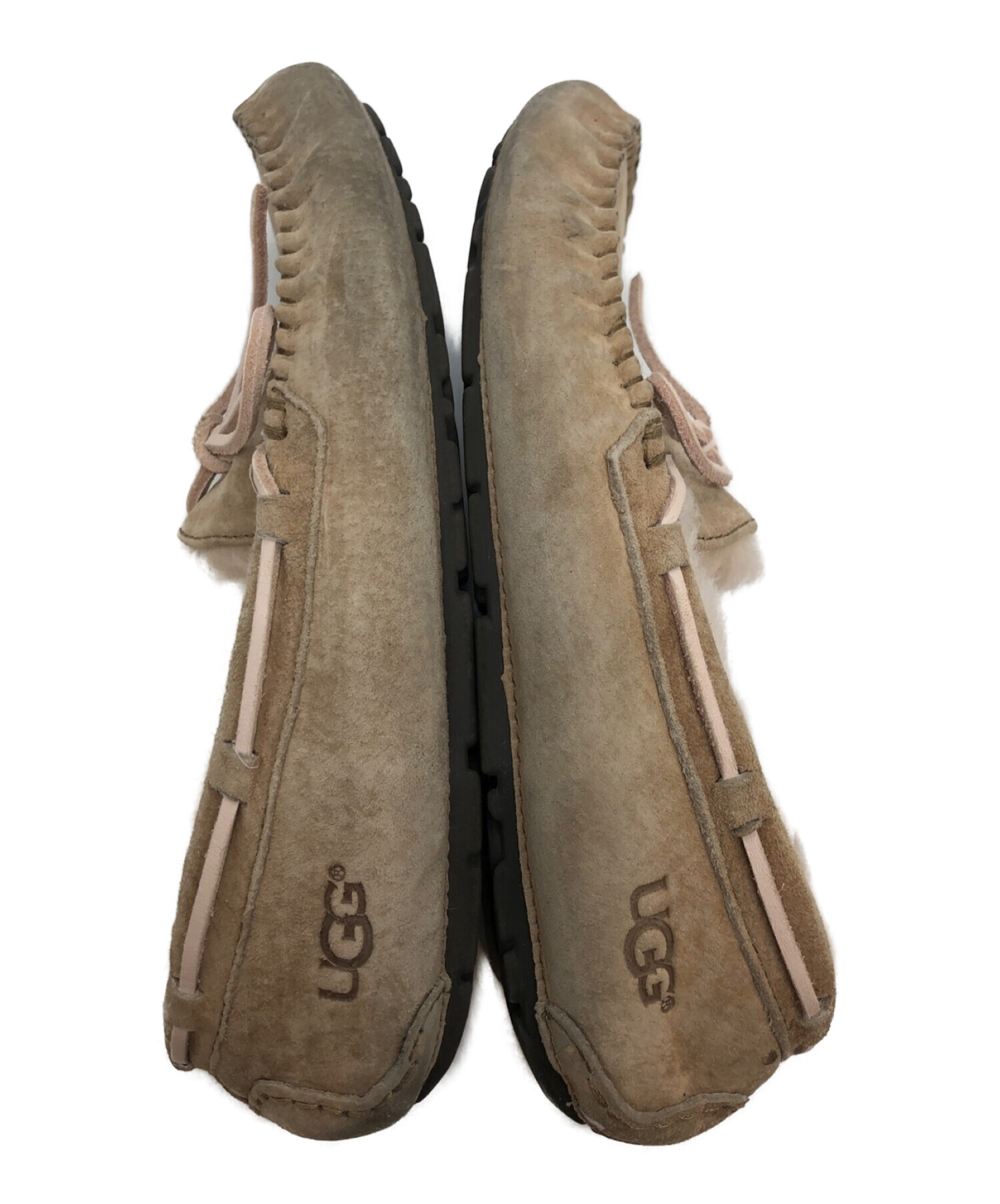 中古・古着通販】UGG (アグ) モカシンシューズ ベージュ サイズ:US6