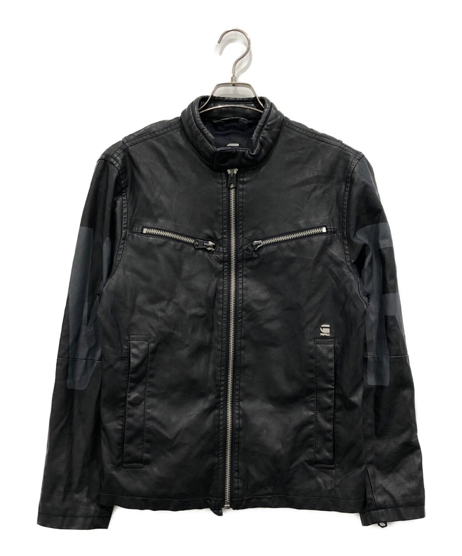 中古・古着通販】G-STAR RAW (ジースターロゥ) ライダースジャケット 