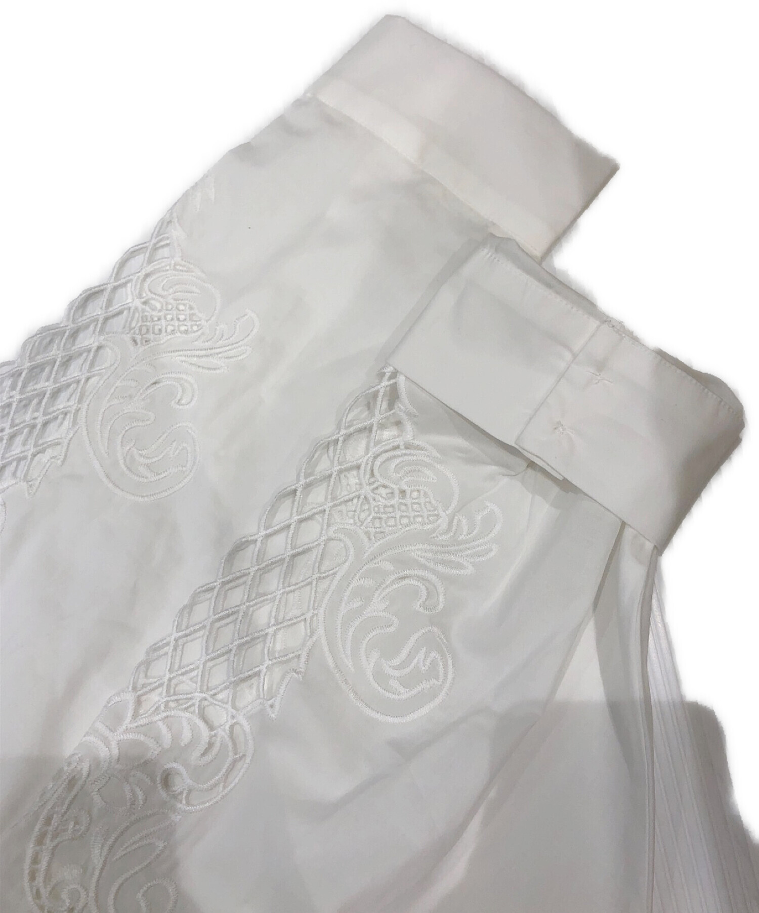 Snidel (スナイデル) パンチングレースシャツ ホワイト サイズ:F 未使用品