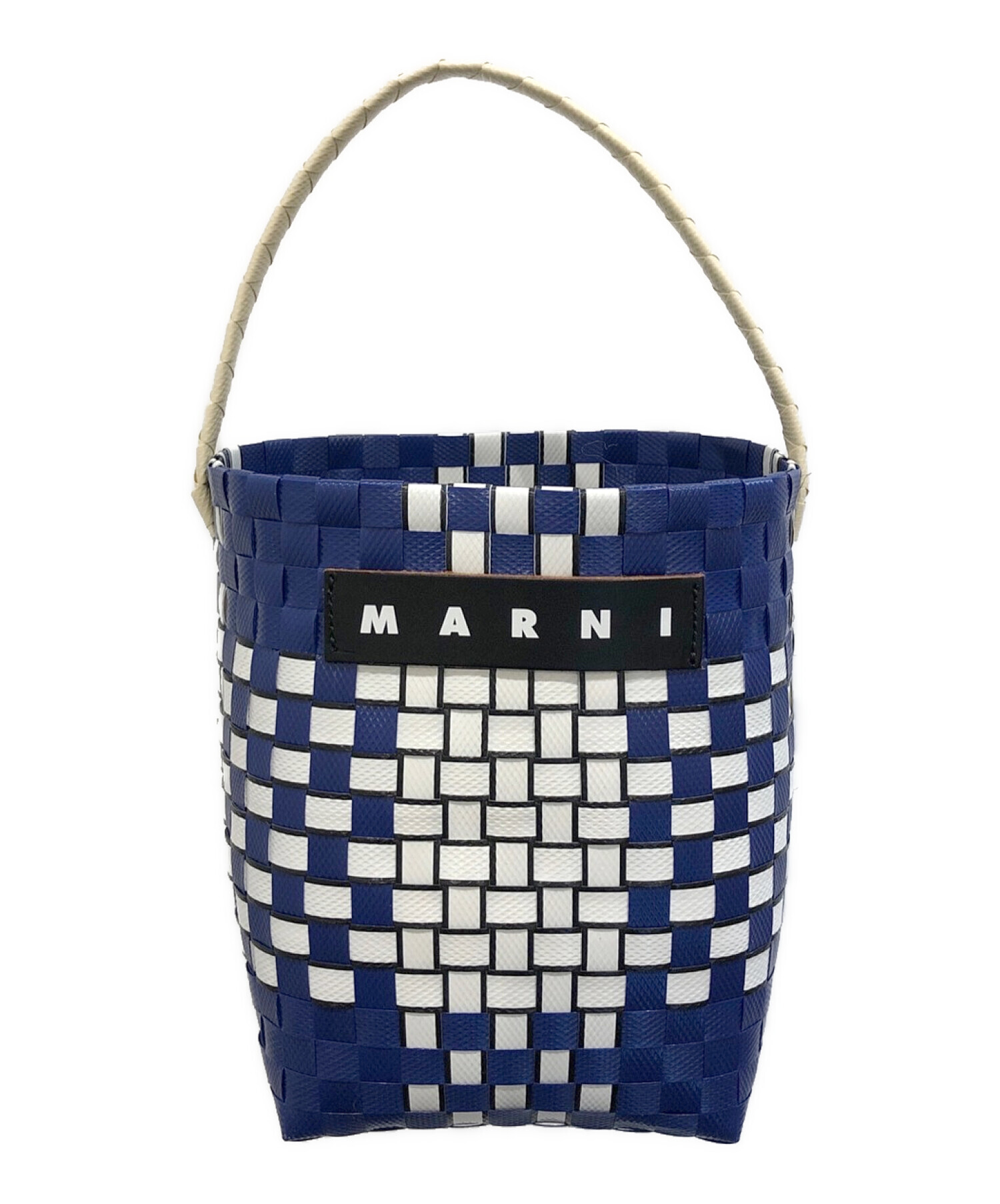 中古・古着通販】MARNI (マルニ) ピクニックカゴバッグ ブルー