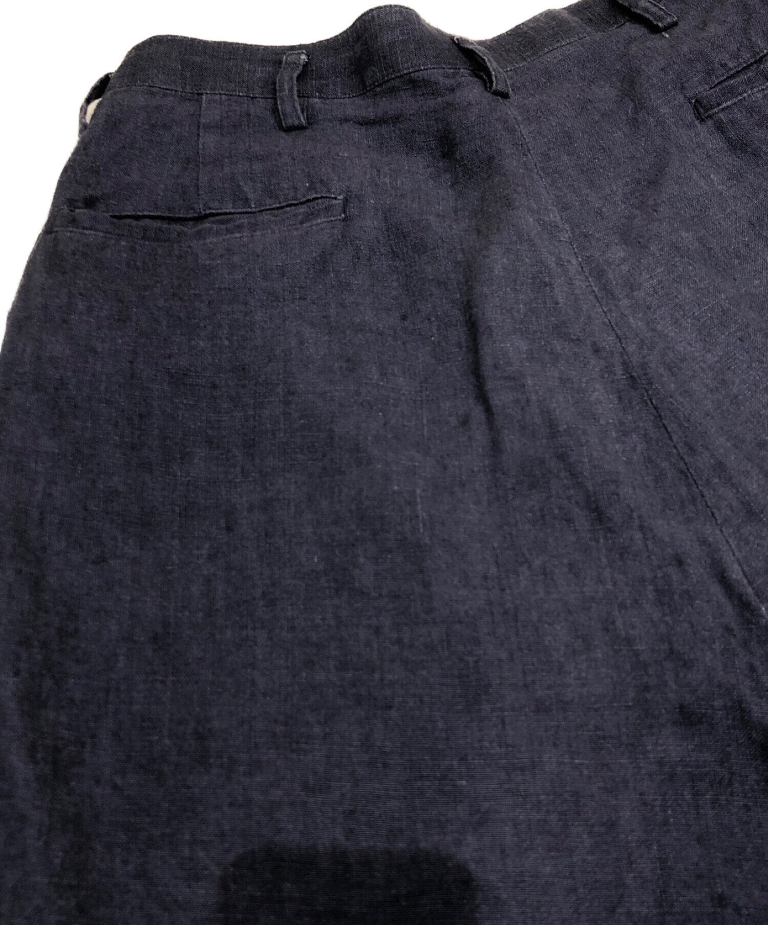 中古・古着通販】MARKA (マーカ) TUCK WIDE PANTS exclusive ネイビー