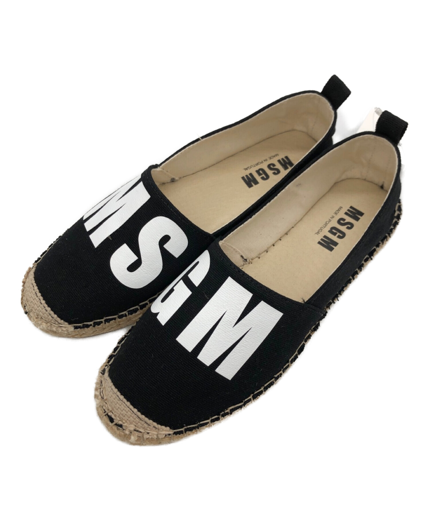 中古・古着通販】MSGM (エムエスジーエム) Espadrilles ブラック