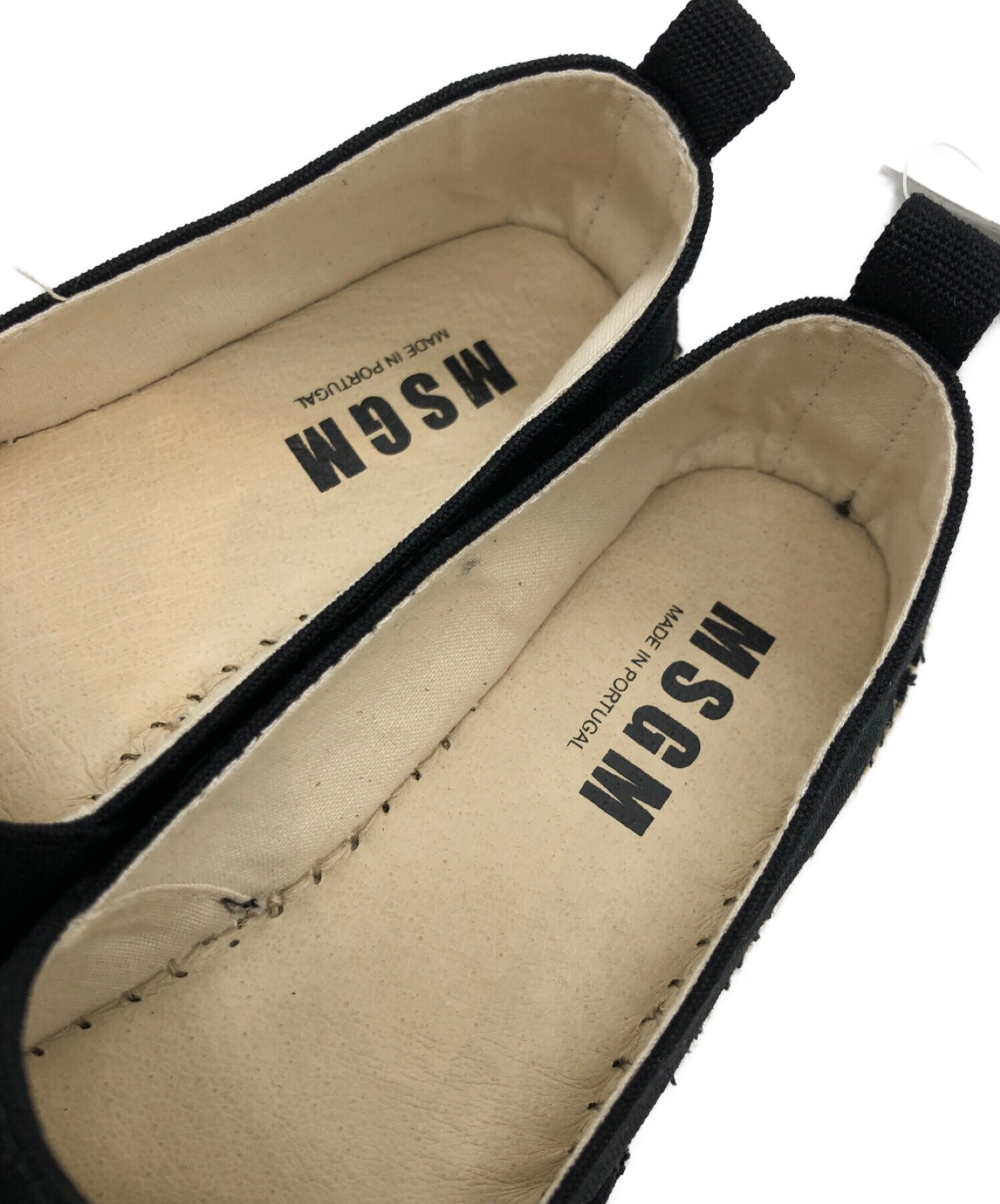 中古・古着通販】MSGM (エムエスジーエム) Espadrilles ブラック