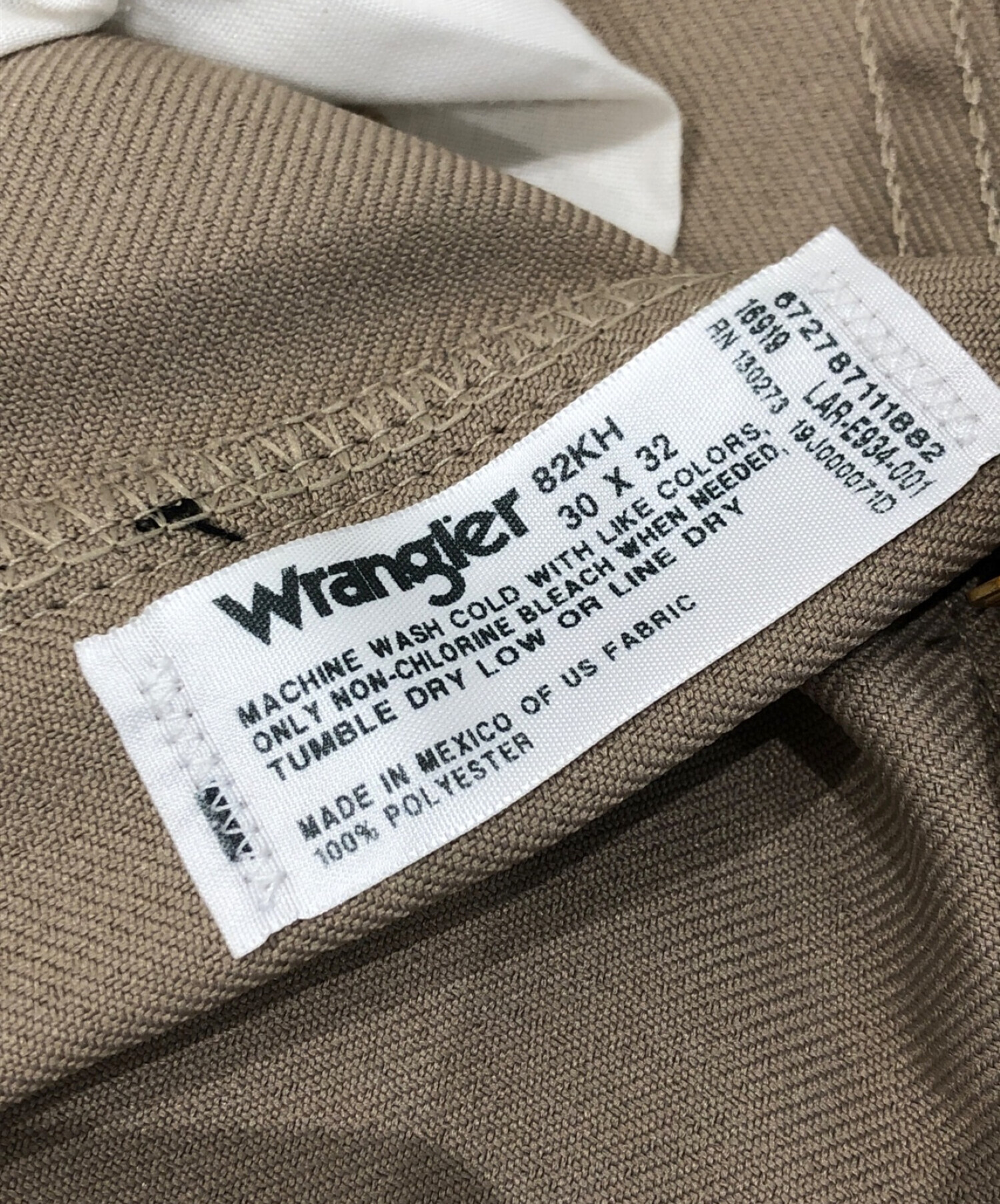 Wrangler (ラングラー) ランチャードレスパンツ ベージュ サイズ:30×32