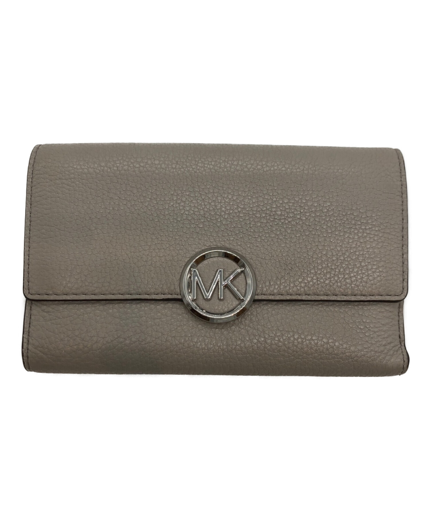 中古・古着通販】MICHAEL KORS (マイケルコース) 2つ折り財布 グレー