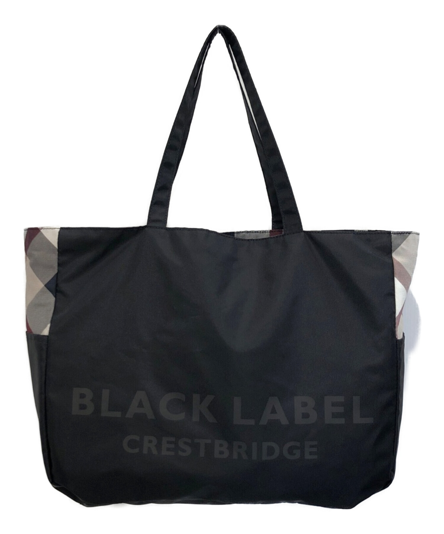 BLACK LABEL CRESTBRIDGE (ブラックレーベル クレストブリッジ) リバーシブルトートバッグ マルチカラー