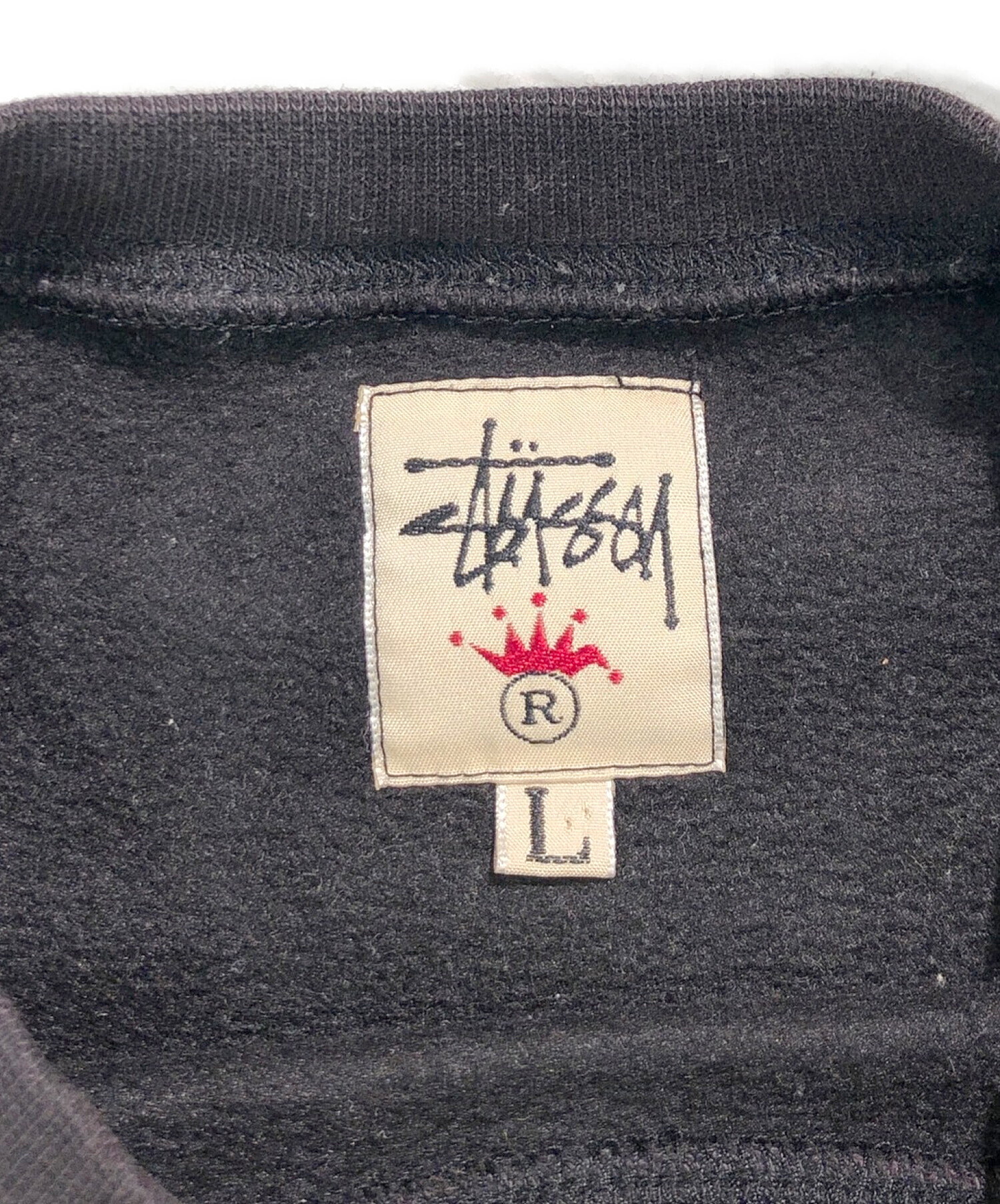 中古・古着通販】stussy (ステューシー) 90sスウェット ブラック