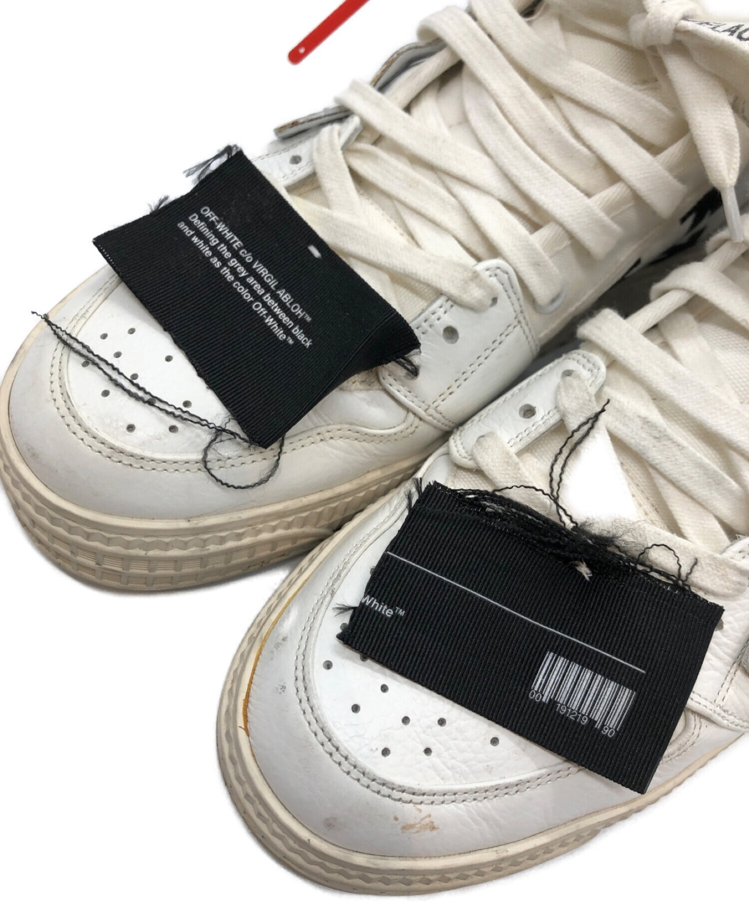 OFFWHITE (オフホワイト) スニーカー ホワイト サイズ:40