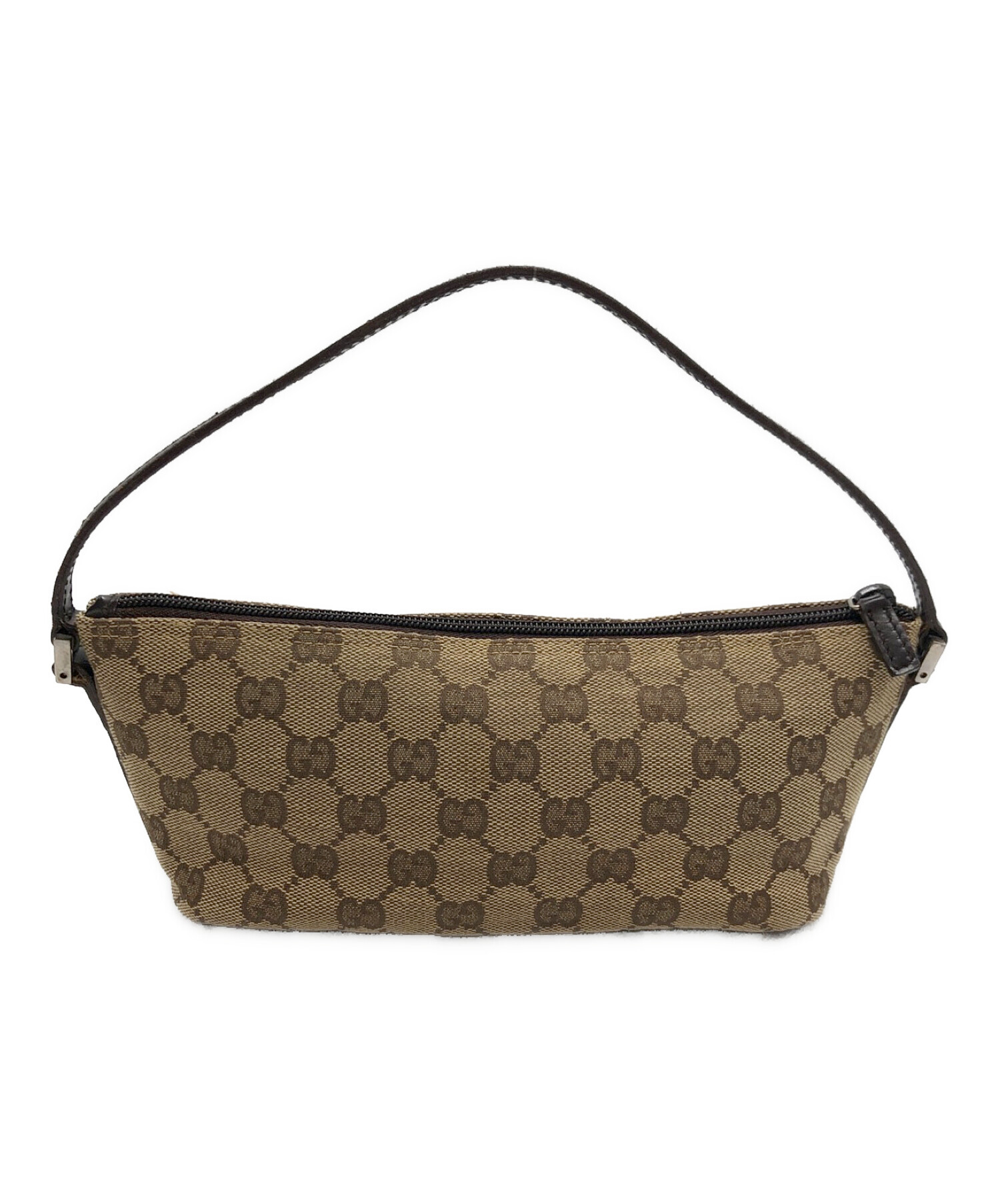 中古・古着通販】GUCCI (グッチ) ポーチ ベージュ｜ブランド・古着通販