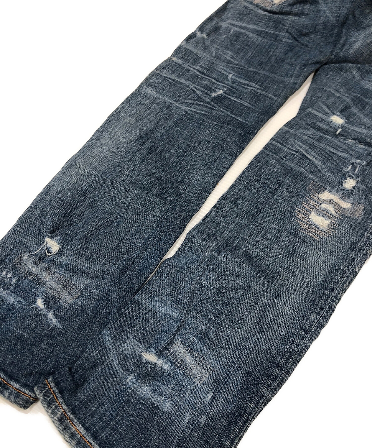 中古・古着通販】NUDIE JEANS (ヌーディー・ジーンズ) リペア加工