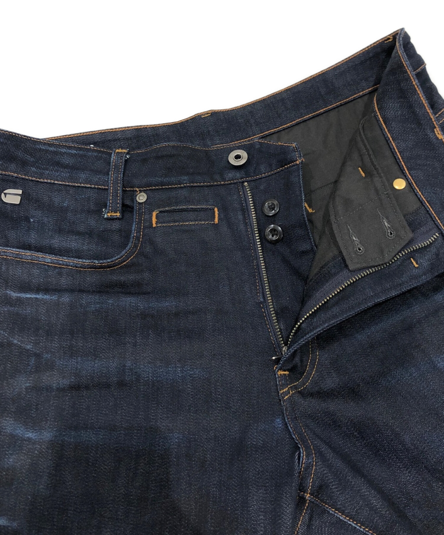 G-STAR RAW (ジースターロゥ) D-STAQ 3D SLIM JEANS インディゴ サイズ:W31×L32