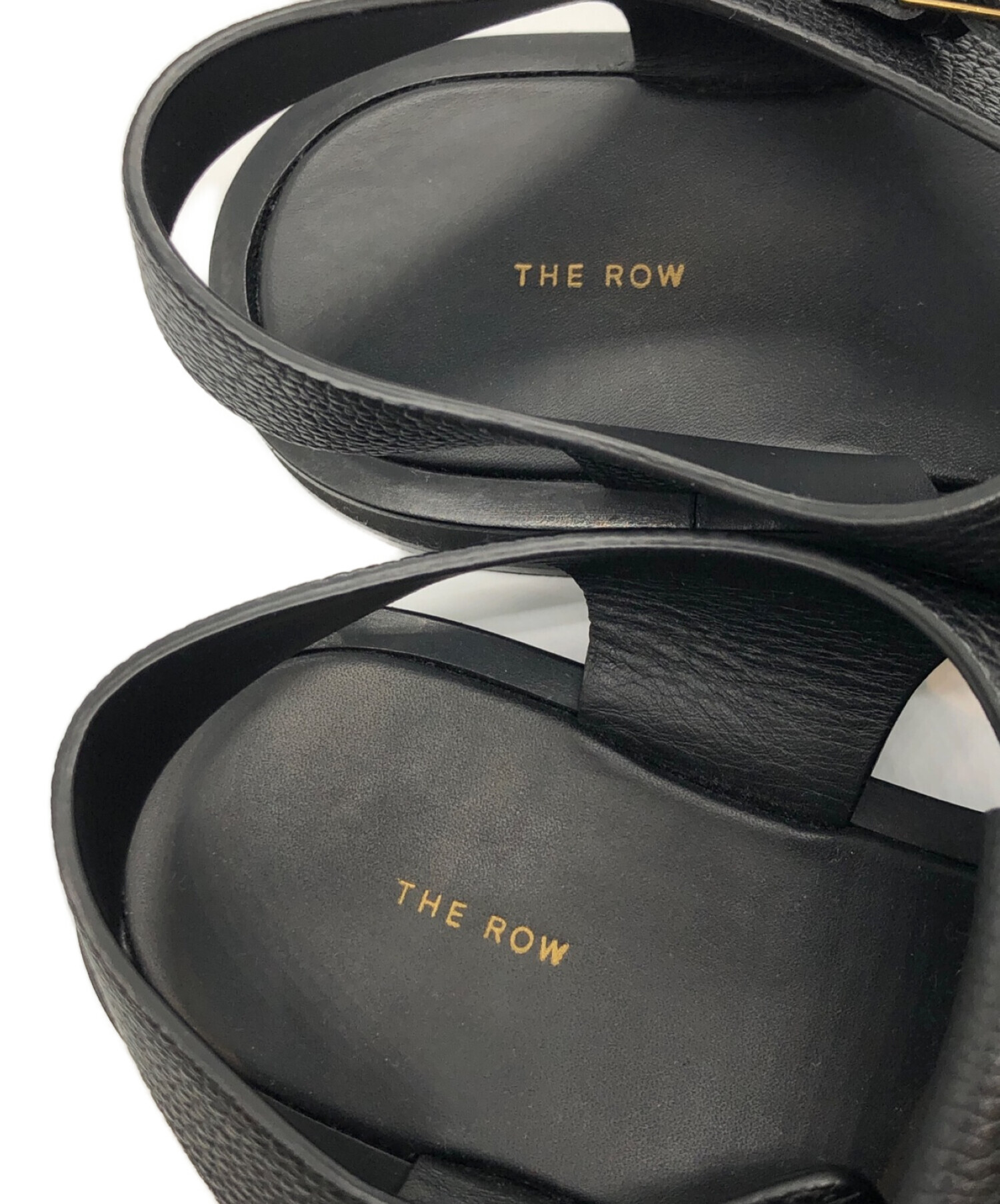 THE ROW (ザ ロウ) Fisherman Sandal ブラック サイズ:37 1/2