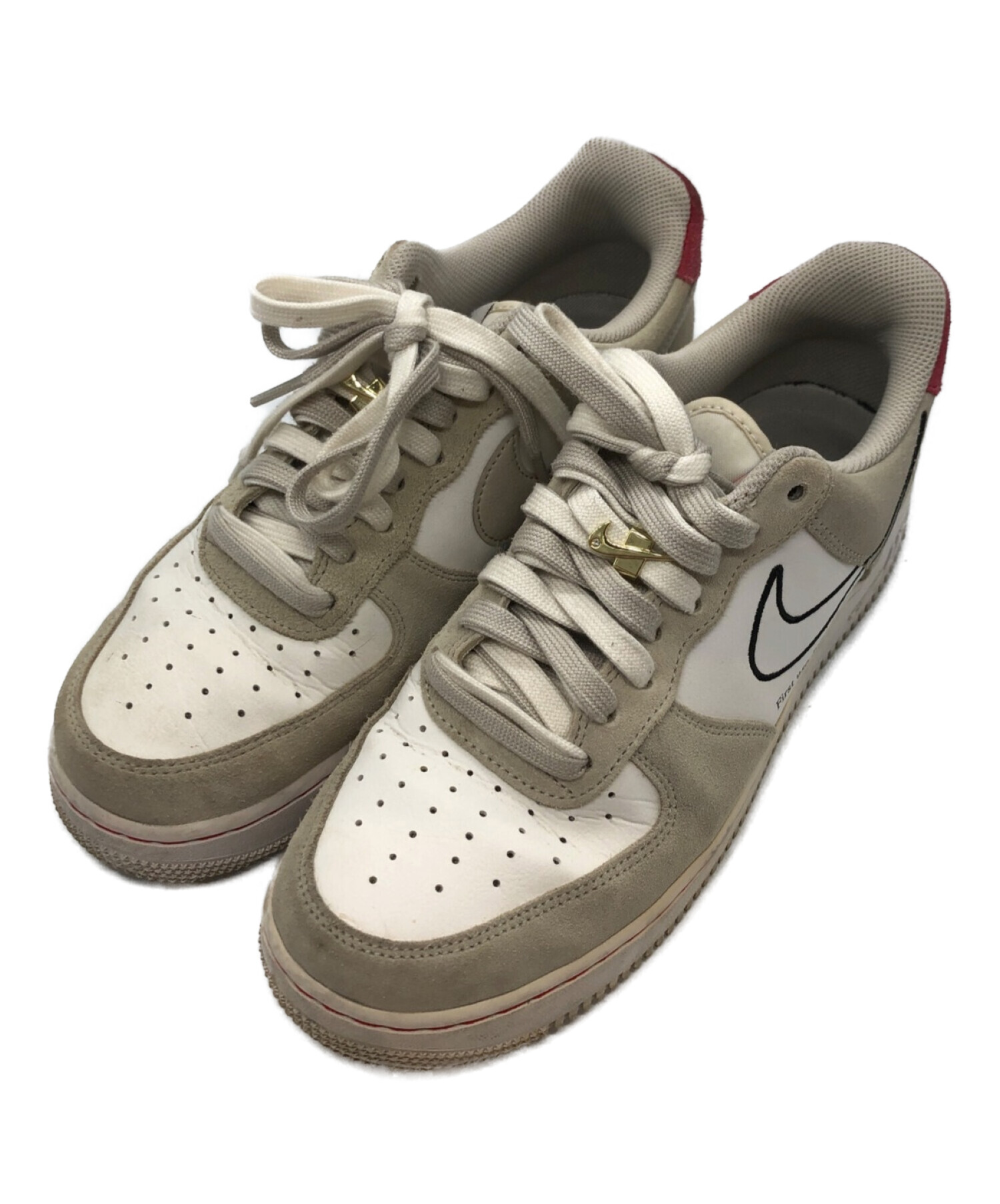 中古・古着通販】NIKE (ナイキ) スニーカー ベージュ サイズ:US9/UK8