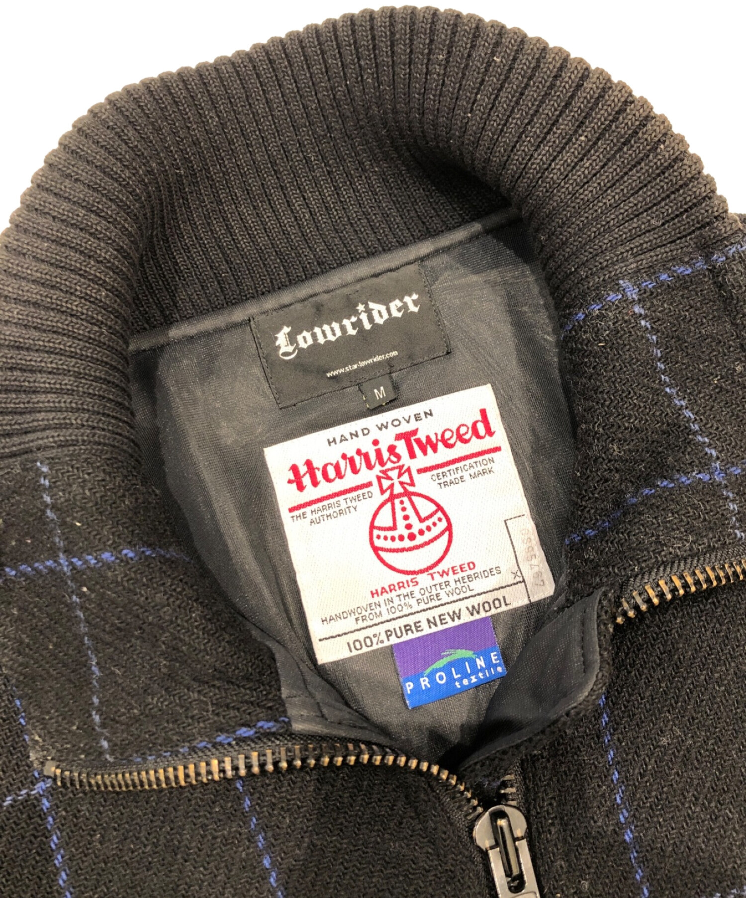 Harris Tweed (ハリスツイード) LOW RIDER (ローライダ) ジャケット ブラック サイズ:M