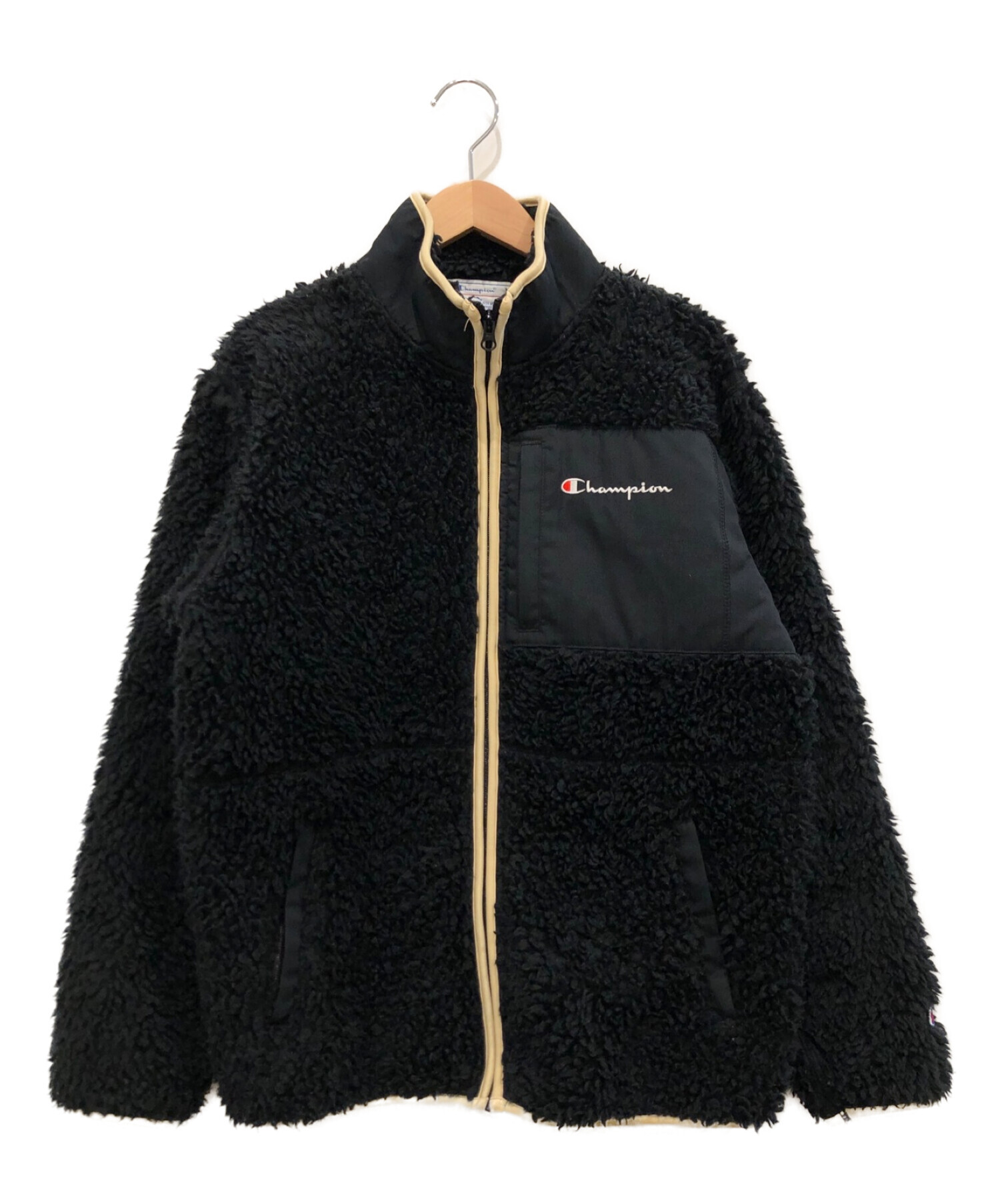 Champion (チャンピオン) atmos (アトモス) LAB BOA JACKET ブラック サイズ:MEDIUM