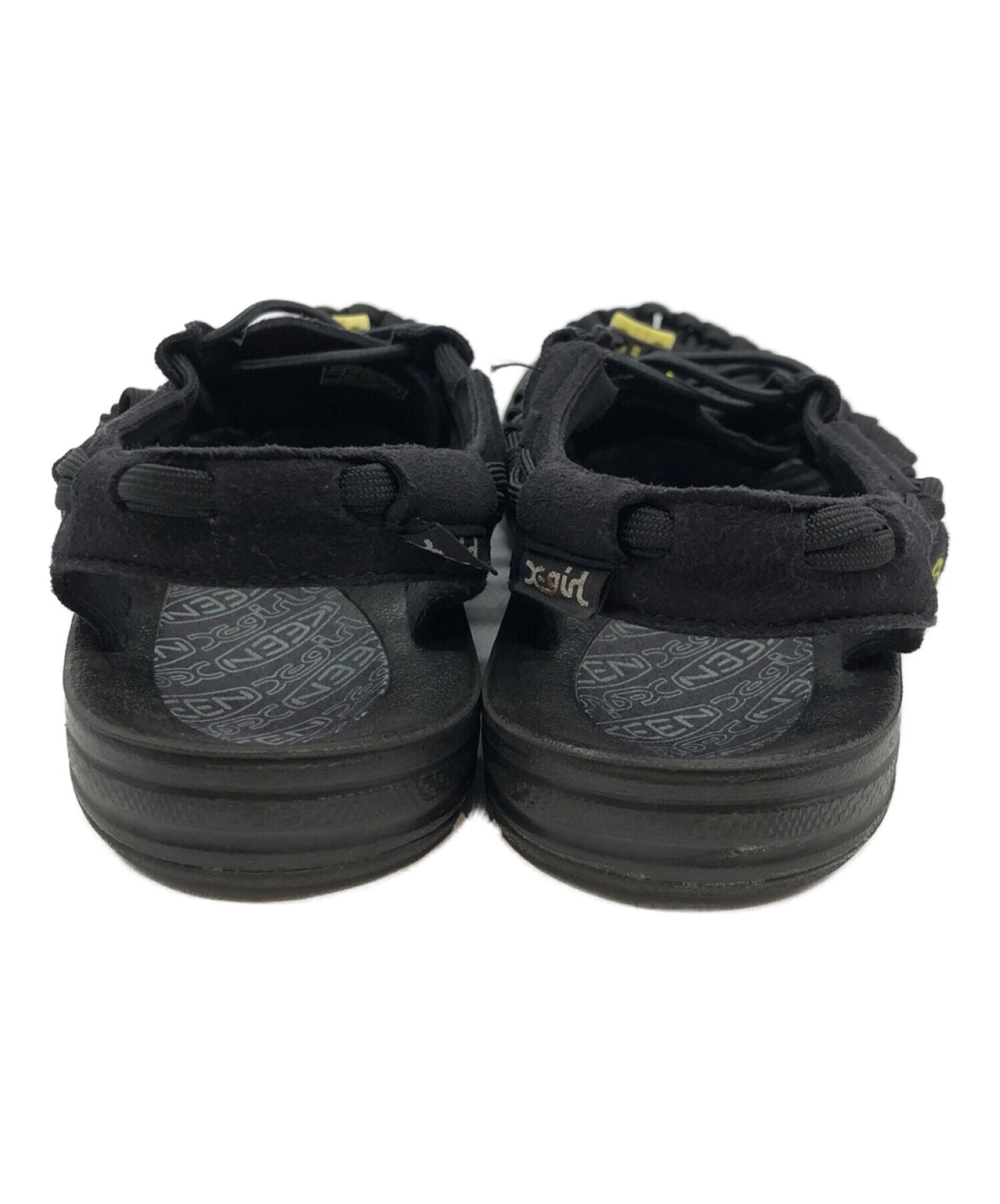 中古・古着通販】KEEN (キーン) X-GIRL (エックスガール) ユニークサンダル ブラック  サイズ:EU37.5/US7/UK4.5/CM24｜ブランド・古着通販 トレファク公式【TREFAC FASHION】スマホサイト