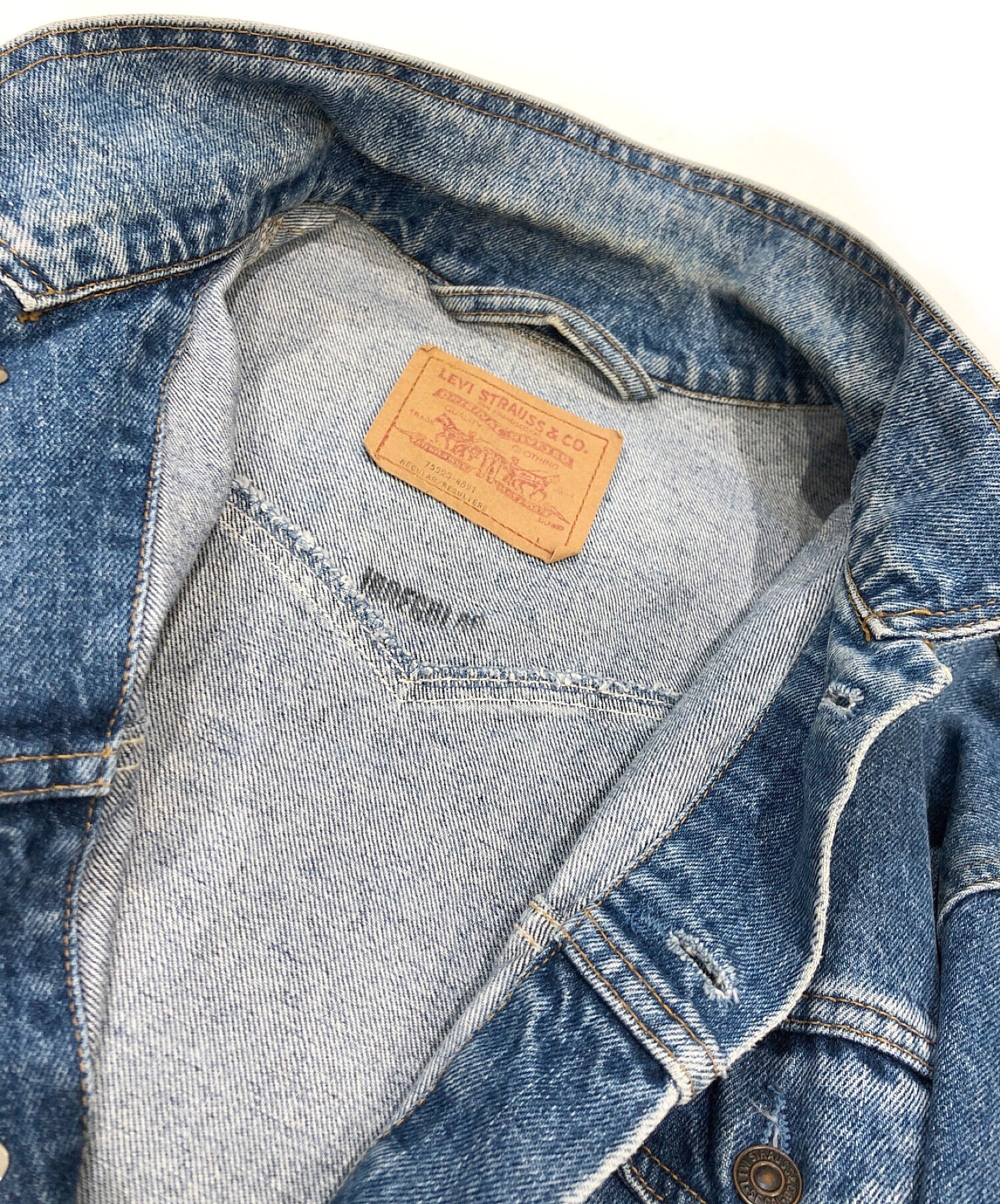 中古・古着通販】LEVI'S (リーバイス) 90sデニムジャケット インディゴ