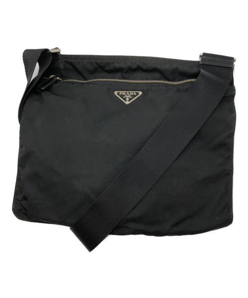 中古・古着通販】PRADA (プラダ) ナイロンショルダーバッグ NERO