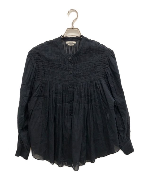 中古・古着通販】ISABEL MARANT ETOILE (イザベルマランエトワール) コットンブラウス ブラック サイズ:34｜ブランド・古着通販  トレファク公式【TREFAC FASHION】スマホサイト