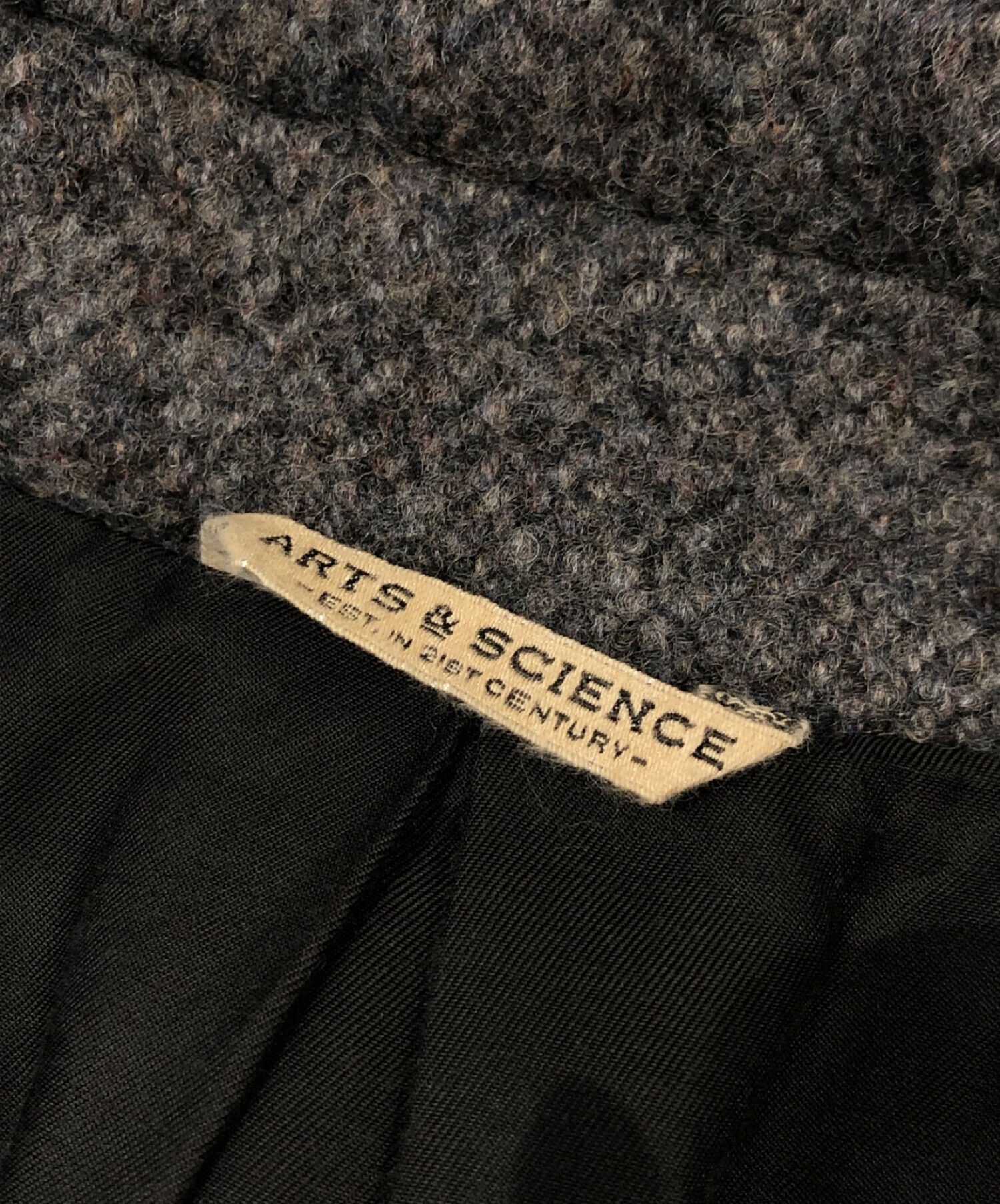 ARTS&SCIENCE (アーツアンドサイエンス) back tuck granny coat グレー サイズ:1