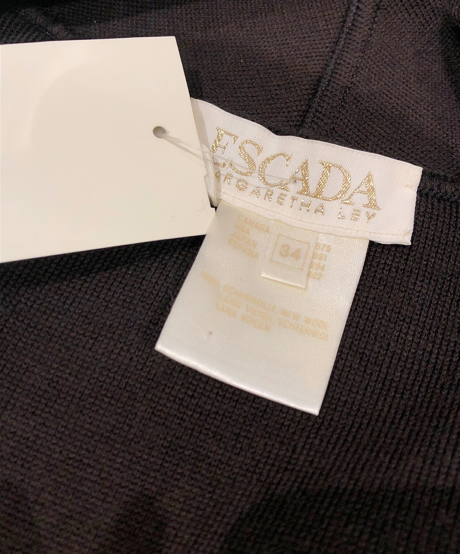 ESCADA (エスカーダ) セットアップニットジャケット ネイビー サイズ:34