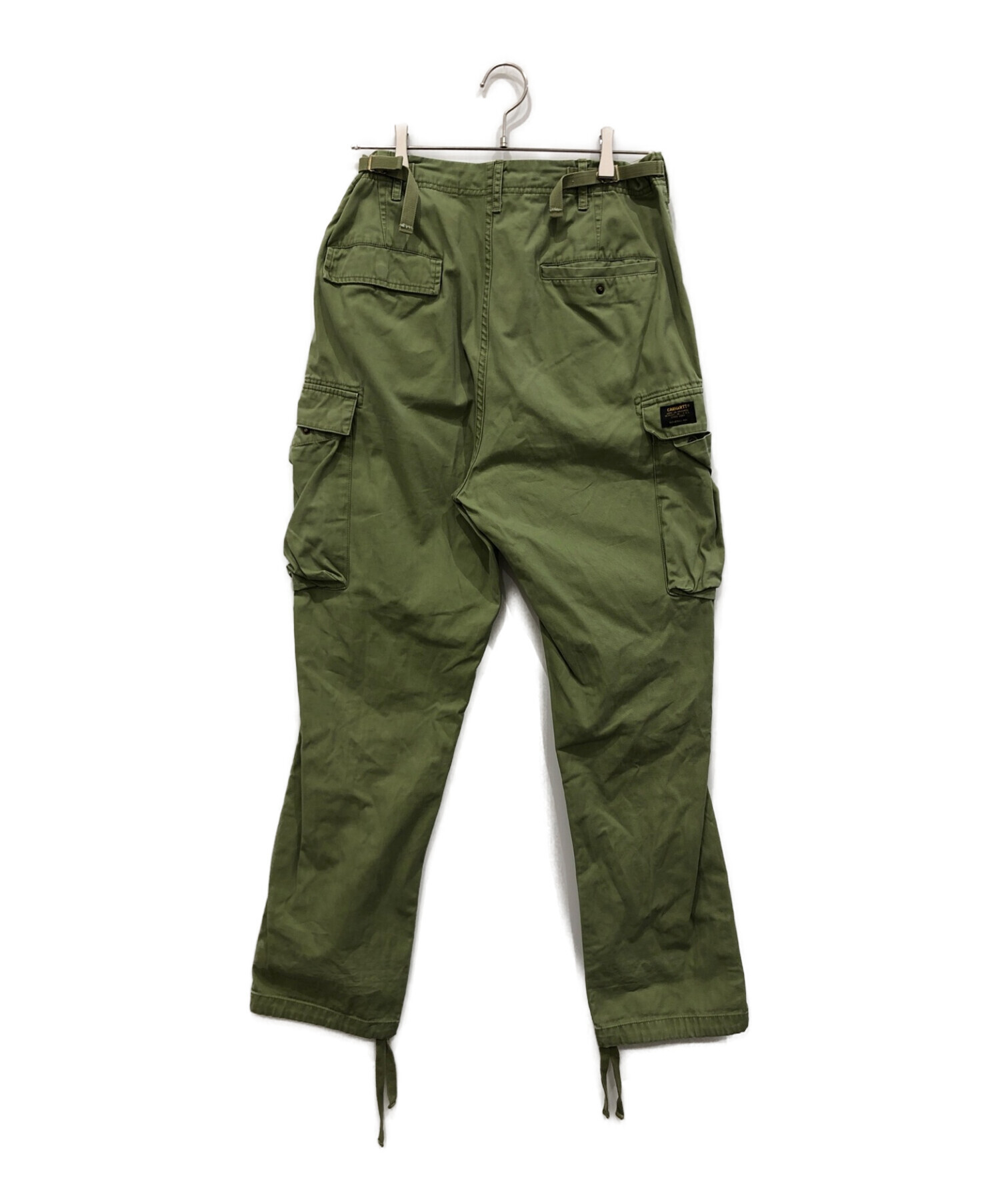 中古・古着通販】CarHartt (カーハート) カーゴパンツ 黄緑 サイズ:30