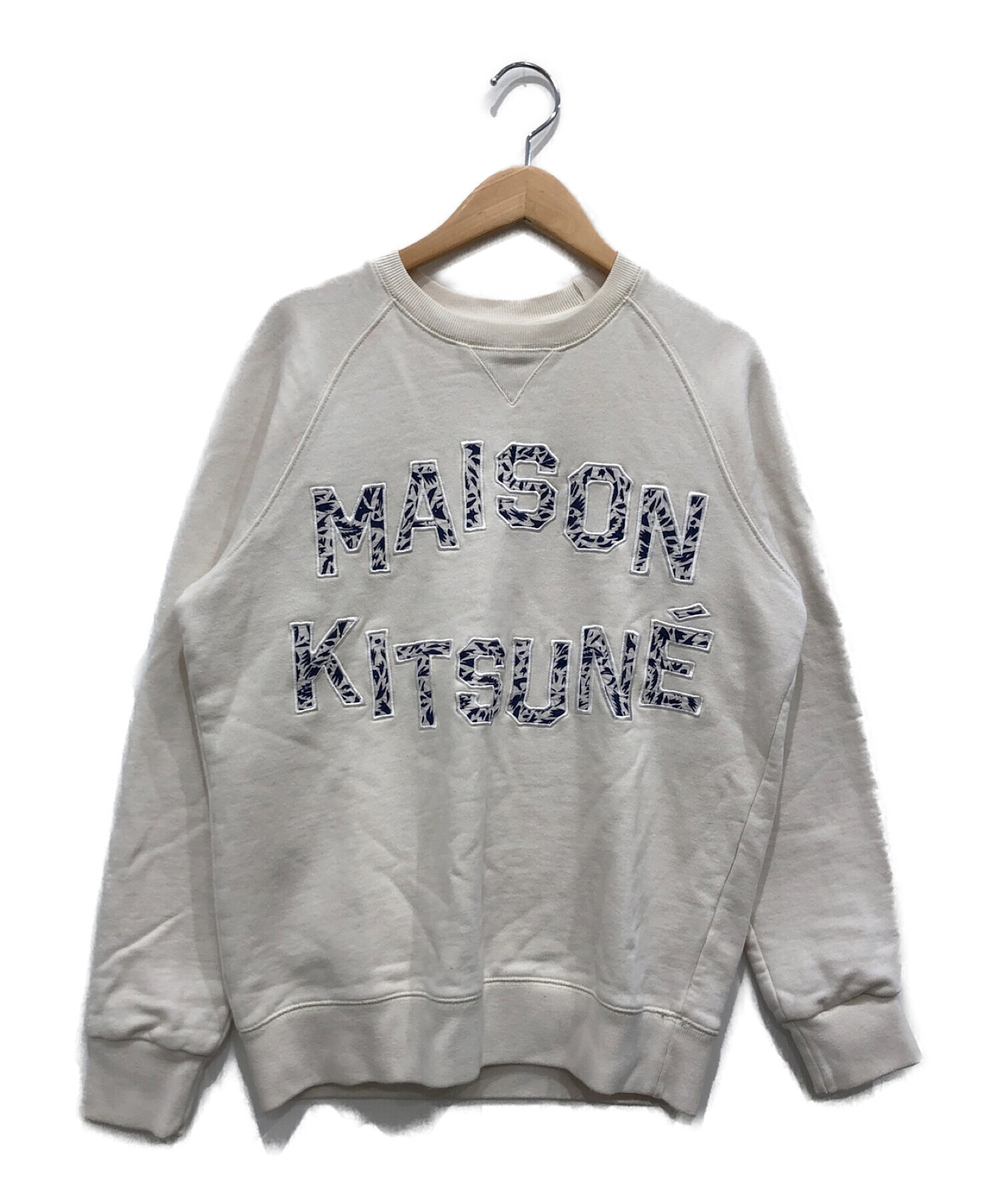 中古・古着通販】maison kitsune (メゾンキツネ) スウェット ホワイト