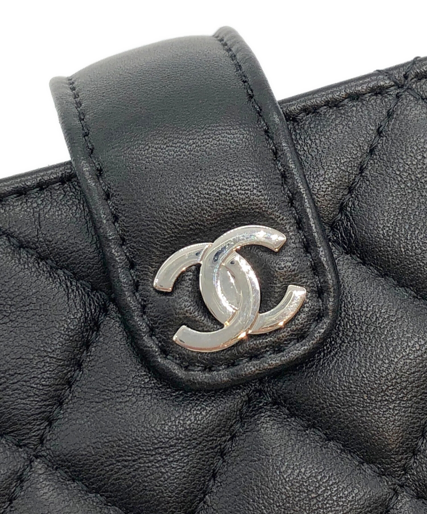 中古・古着通販】CHANEL (シャネル) マトラッセカードケース ブラック