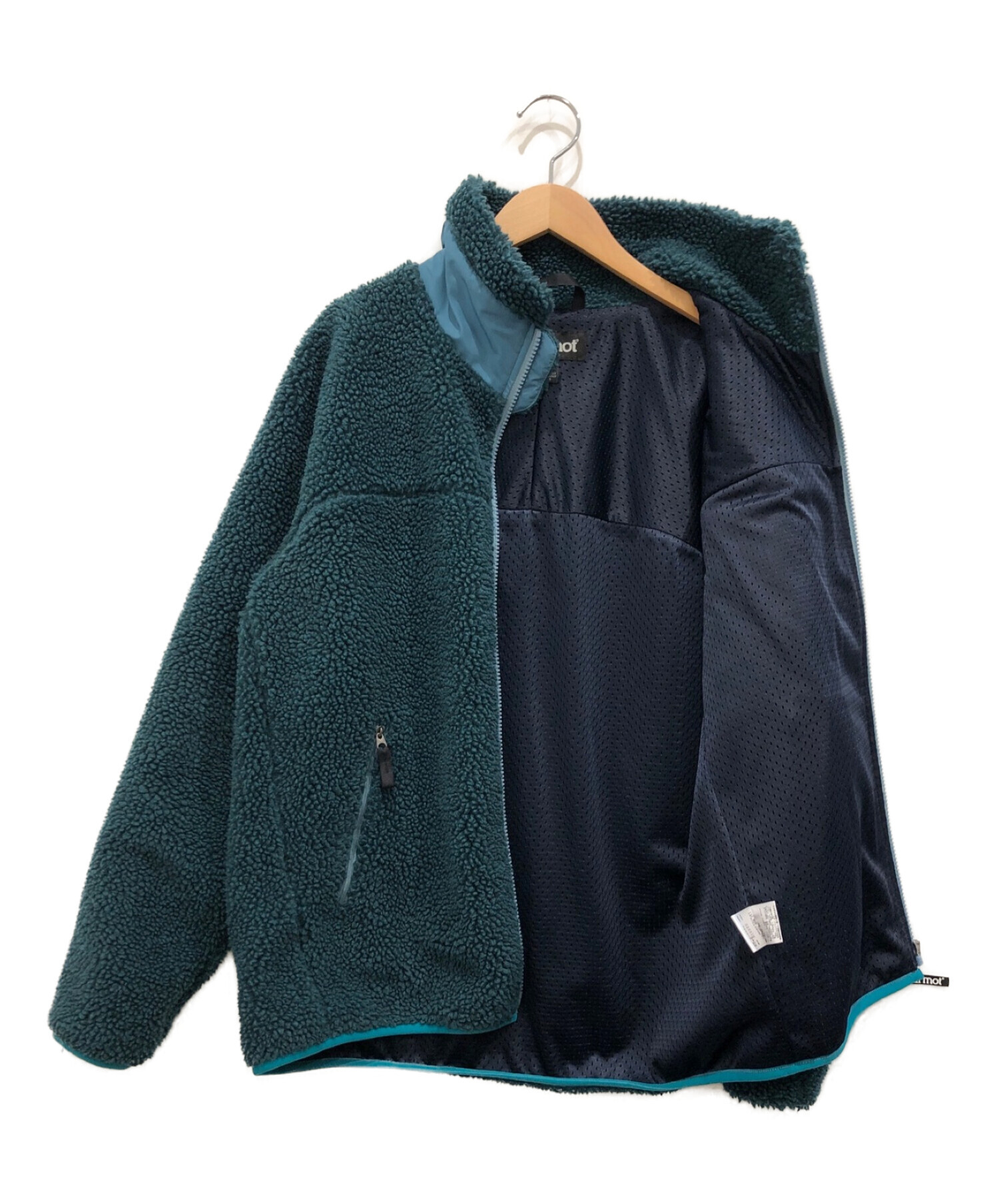 MARMOT (マーモット) フリースジャケット グリーン サイズ:XL