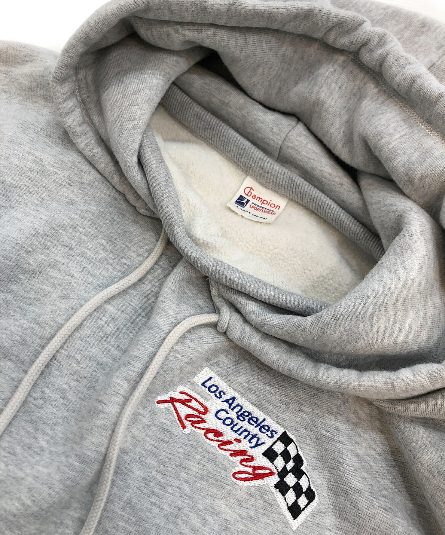 中古・古着通販】Champion (チャンピオン) 後付けパーカー グレー