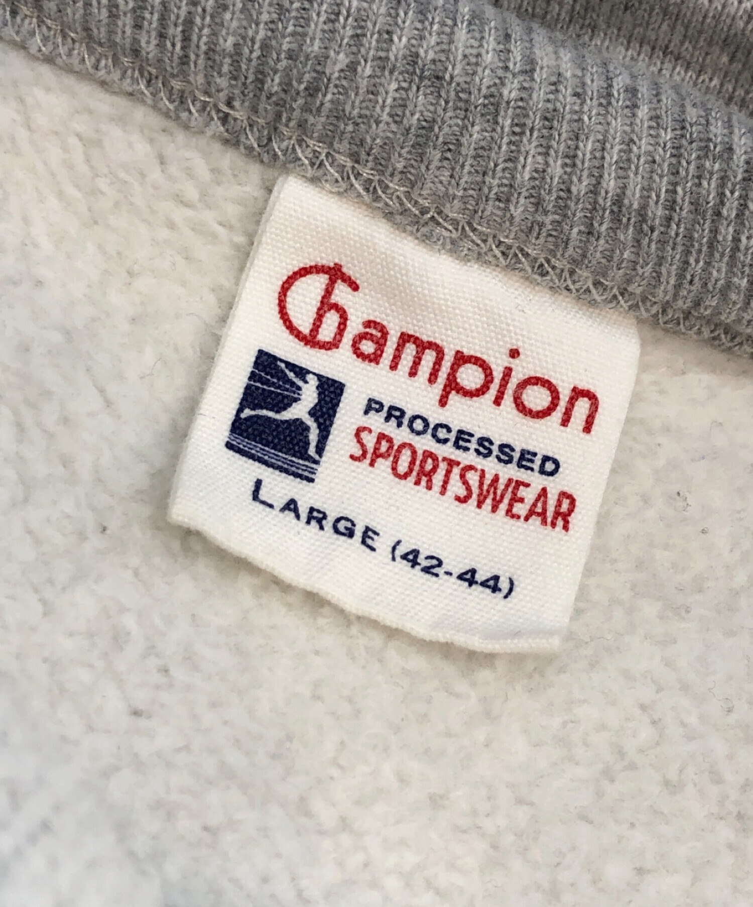 中古・古着通販】Champion (チャンピオン) 後付けパーカー グレー