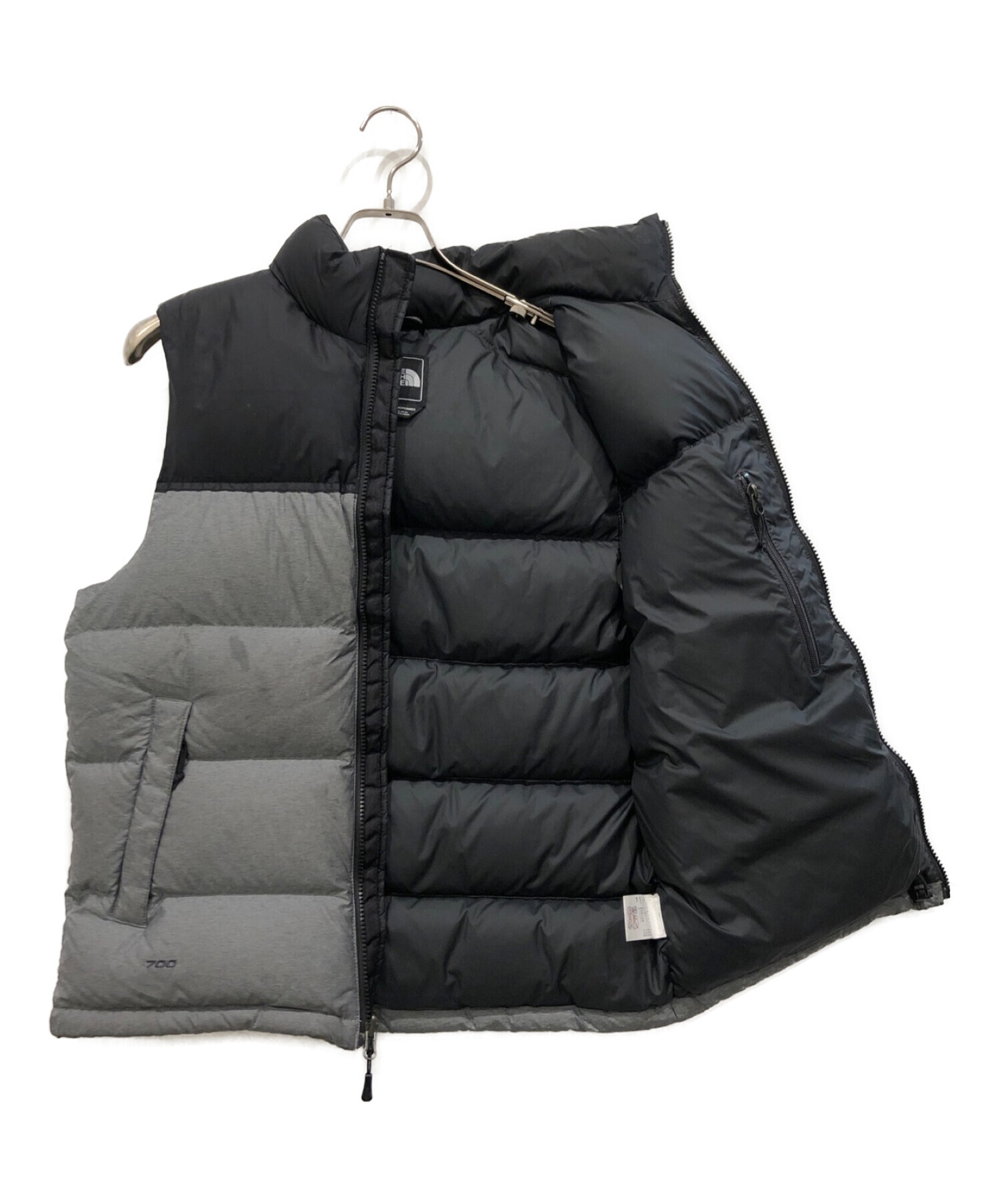 中古・古着通販】THE NORTH FACE (ザ ノース フェイス) ヌプシダウンベスト グレー サイズ:S｜ブランド・古着通販  トレファク公式【TREFAC FASHION】スマホサイト