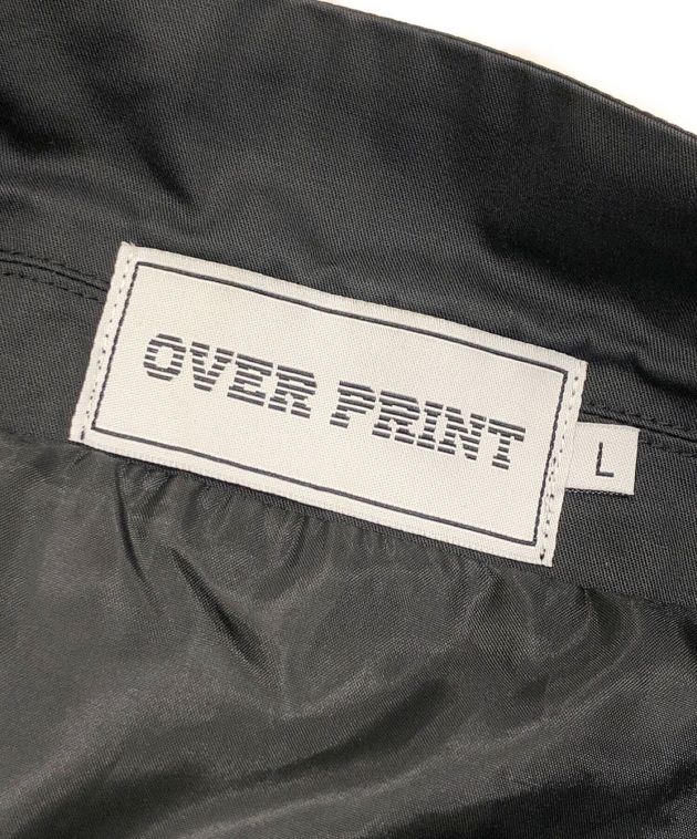 overprint (オーバープリント) tailored jacket ブラック サイズ:L