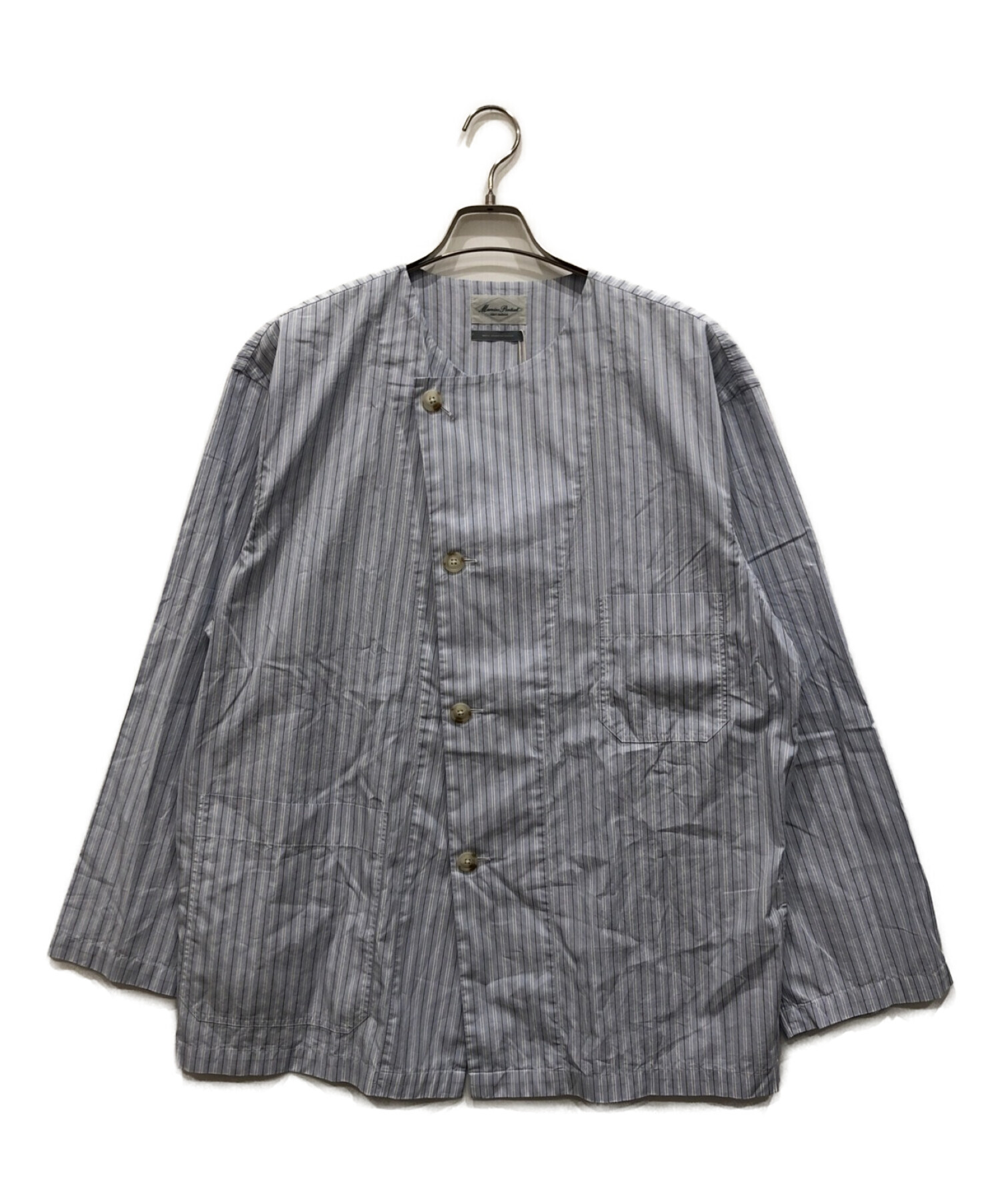 Marvine Pontiak Shirt Makers (マーヴィンポンティアックシャツメイカーズ) シャツ ネイビー サイズ:One Size  未使用品