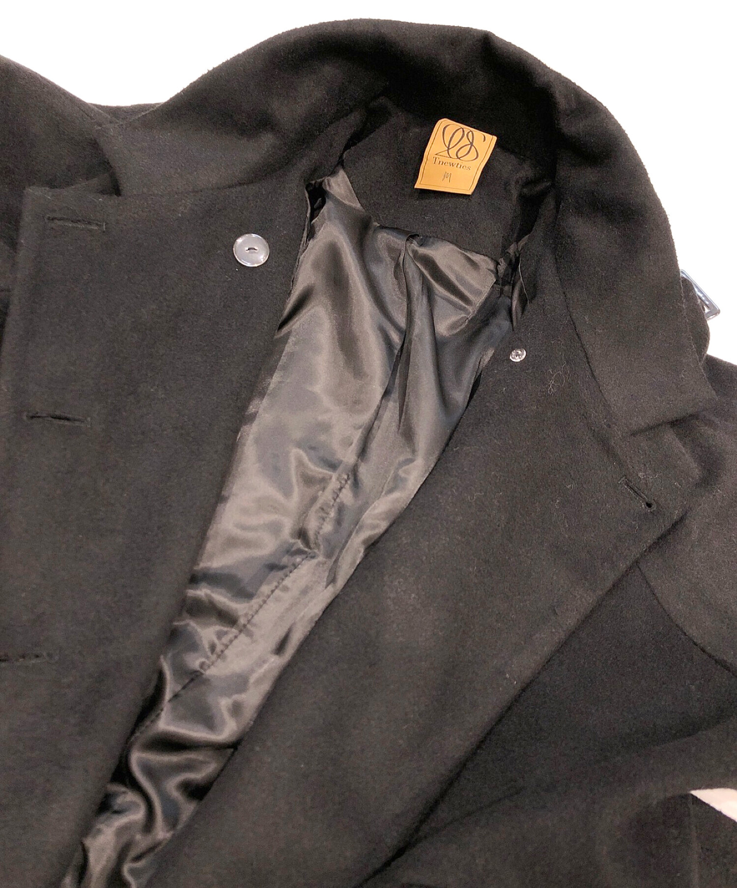 Tnewties (トゥエンティーズ) 「とても重要なミッション」ロングコート ロングコート ブラック サイズ:M