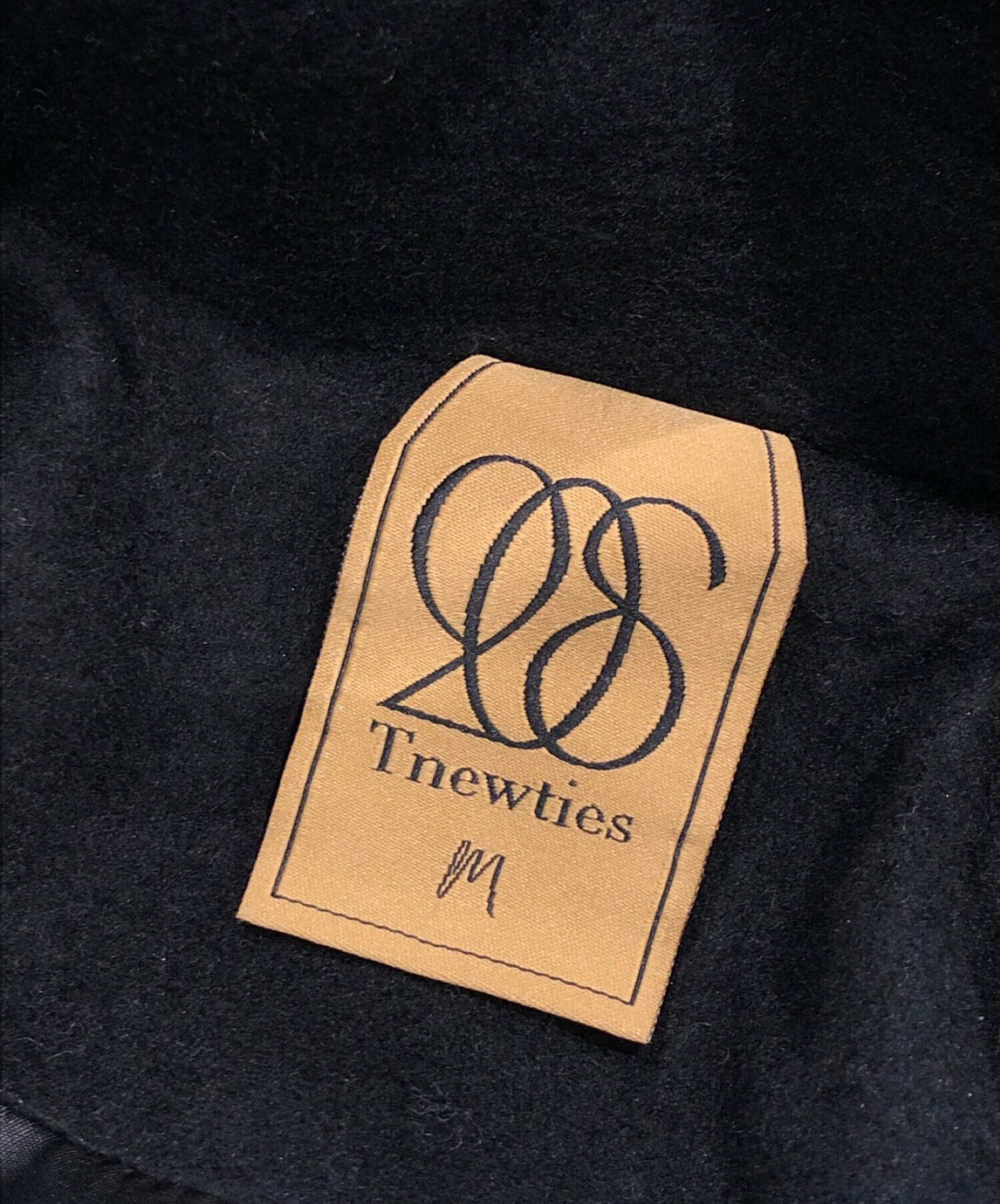 Tnewties (トゥエンティーズ) 「とても重要なミッション」ロングコート ロングコート ブラック サイズ:M