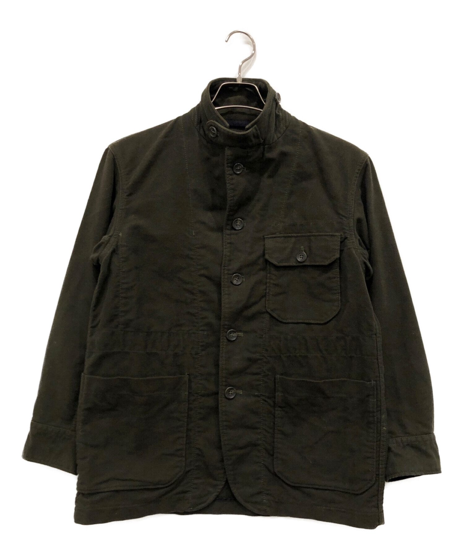 中古・古着通販】Engineered Garments (エンジニアド ガーメンツ) Benson Jacket Moleskin オリーブ  サイズ:XS｜ブランド・古着通販 トレファク公式【TREFAC FASHION】スマホサイト