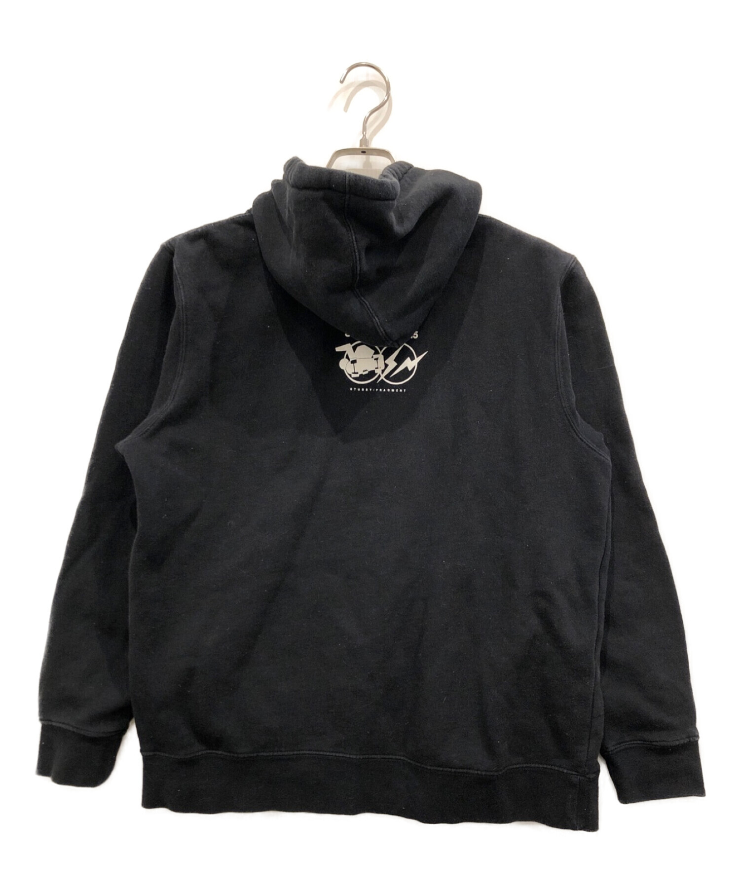 中古・古着通販】stussy (ステューシー) パーカー ブラック サイズ