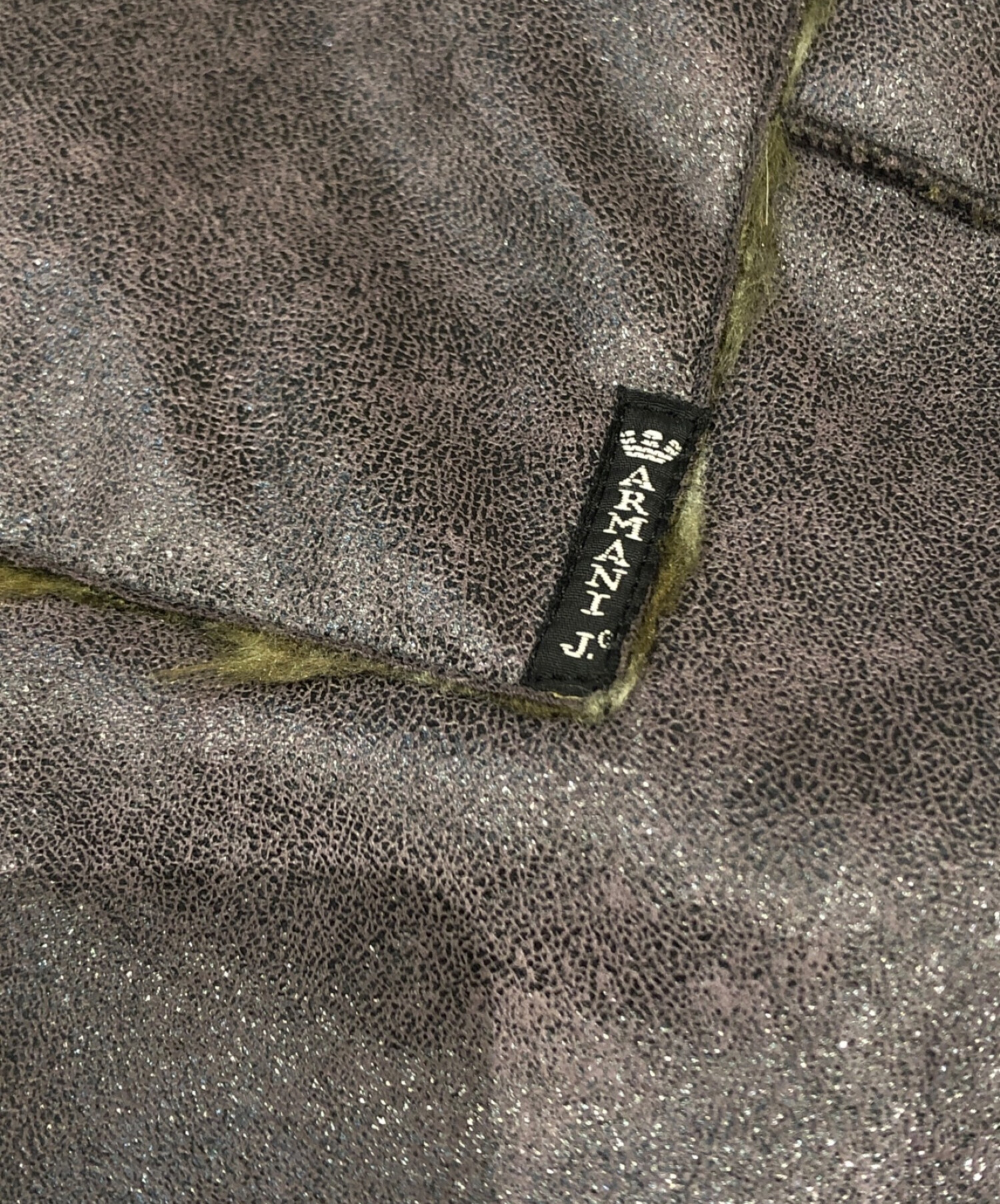 中古・古着通販】ARMANI JEANS (アルマーニジーンズ) フェイクレザーファーコート グレー サイズ:USA6｜ブランド・古着通販  トレファク公式【TREFAC FASHION】スマホサイト