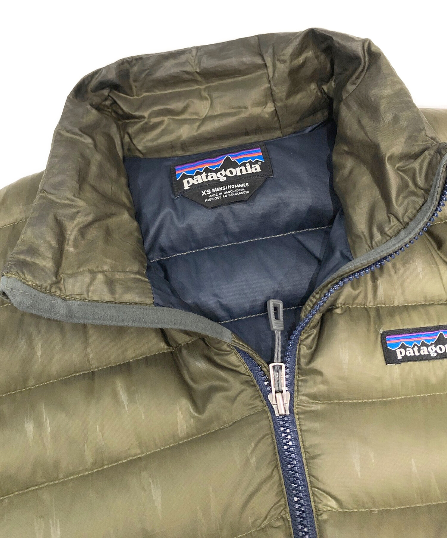 中古・古着通販】Patagonia (パタゴニア) ダウンセータージャケット カーキ サイズ:XS｜ブランド・古着通販 トレファク公式【TREFAC  FASHION】スマホサイト