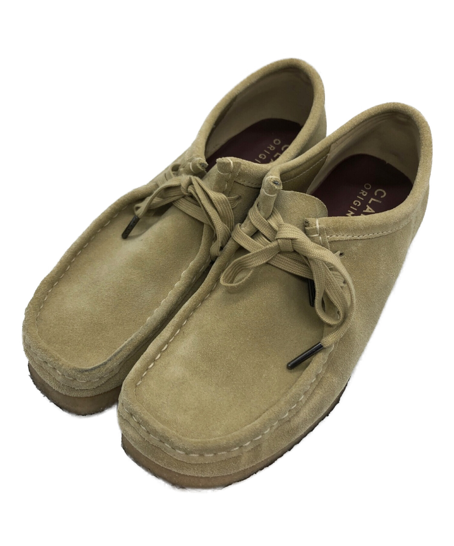 CLARKS (クラークス) ワラビーブーツ ベージュ サイズ:UK7/US8/EU41