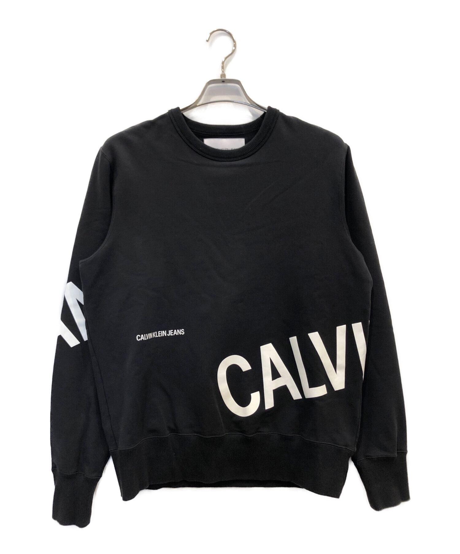 Calvin Klein Jeans (カルバンクラインジーンズ) スウェット ブラック サイズ:M