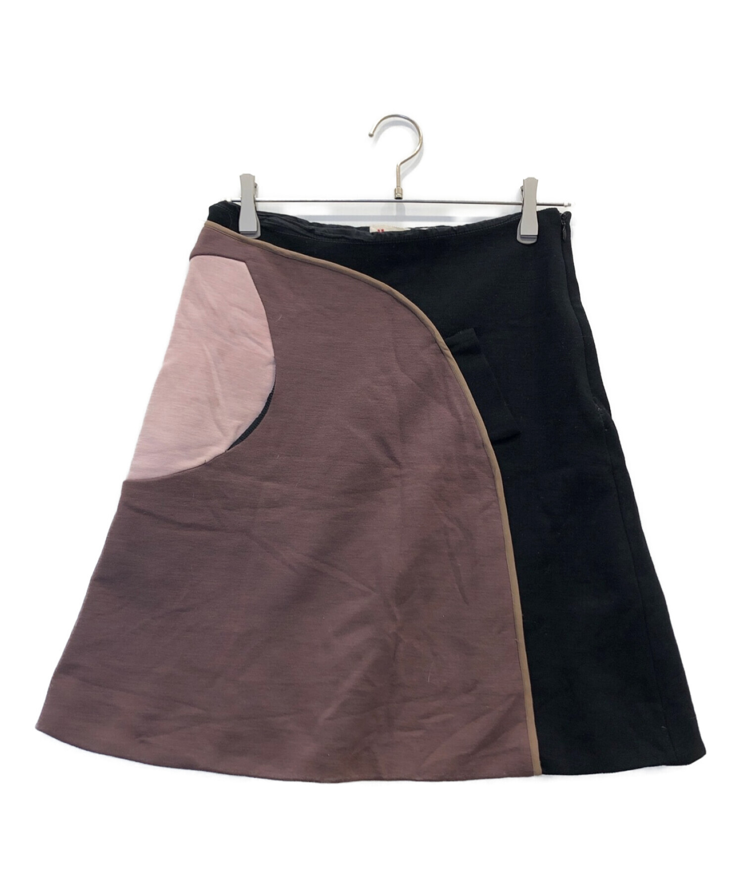 MARNI (マルニ) ミニスカート ピンク×ブラック サイズ:40