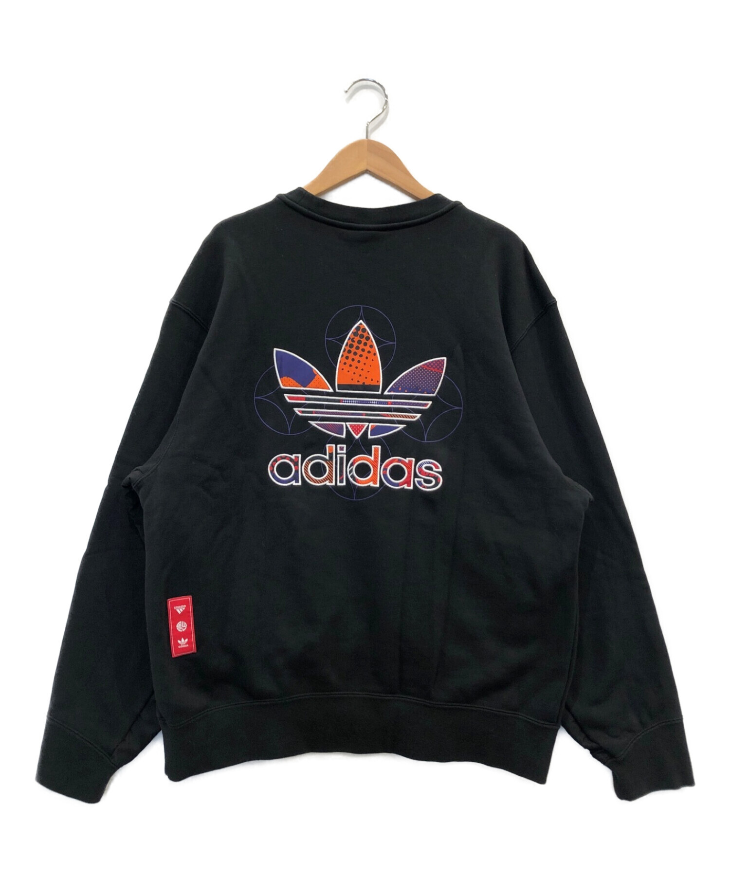 adidas (アディダス) スウェット ブラック サイズ:M