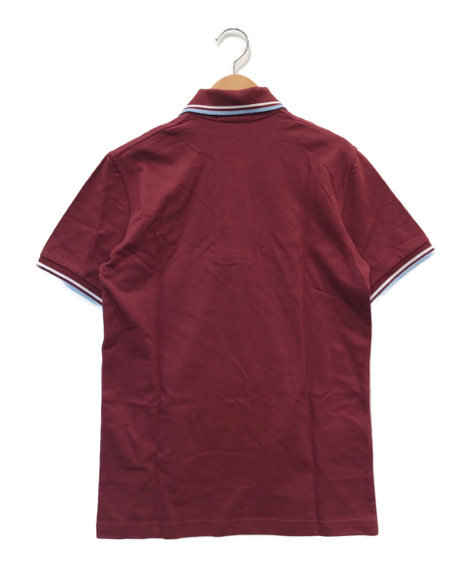 FRED PERRY (フレッドペリー) ポロシャツ ボルドー サイズ:36 未使用品