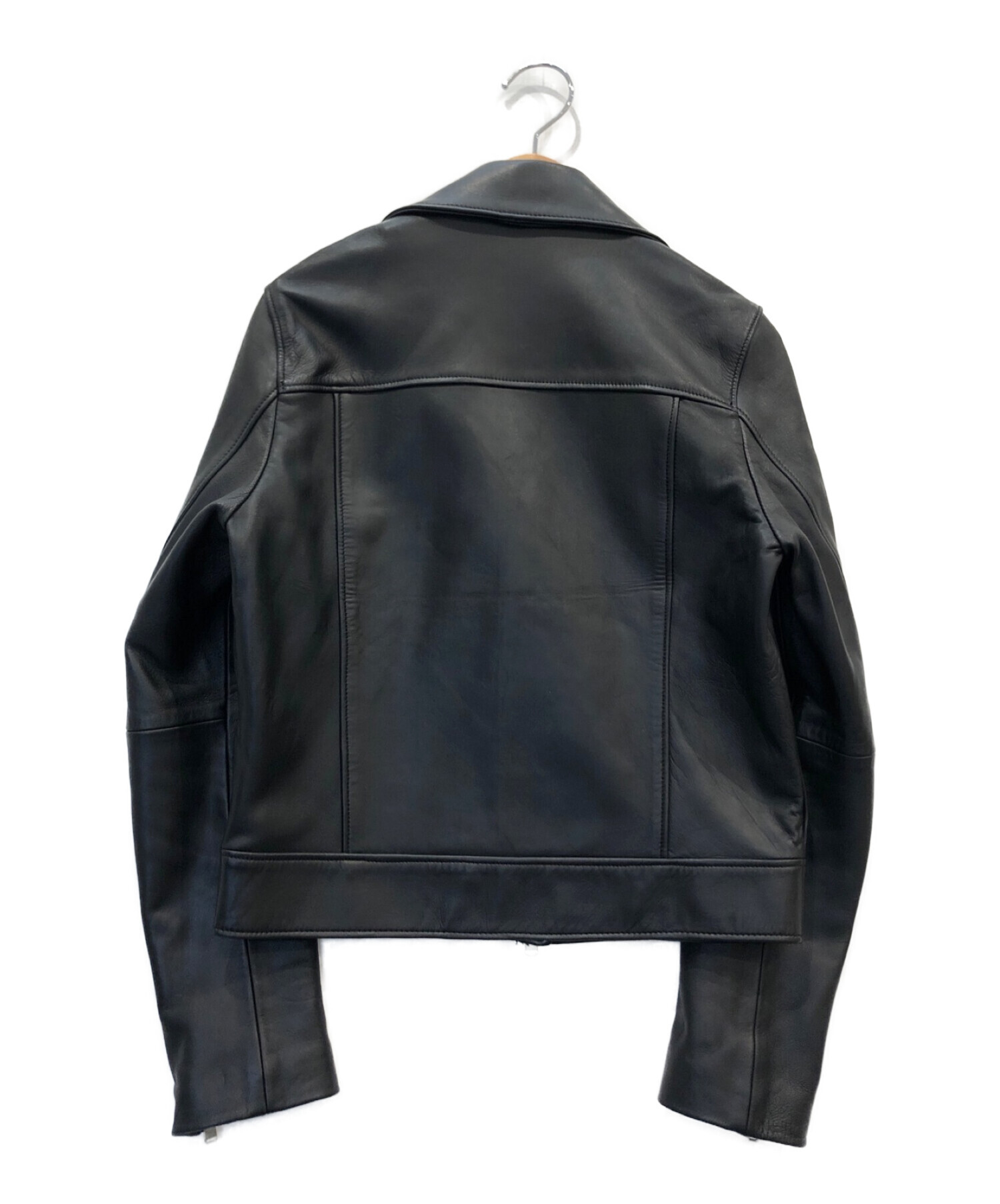 STYLE DELI (スタイルデリ) ラムレザーライダースジャケット ブラック サイズ:F