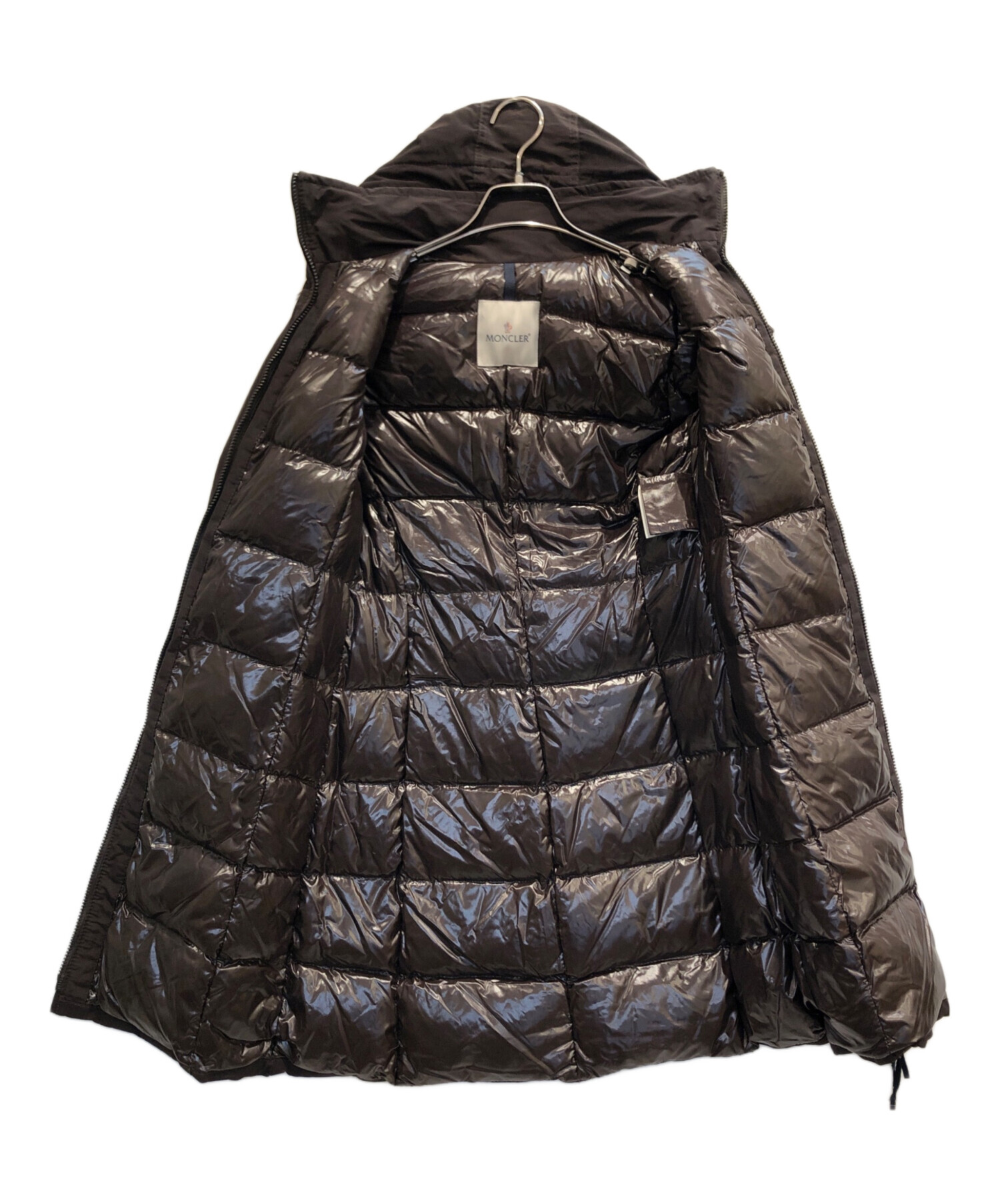 中古・古着通販】MONCLER (モンクレール) ダウンコート/ピューテリー ハリケーン ブラウン サイズ:00｜ブランド・古着通販  トレファク公式【TREFAC FASHION】スマホサイト