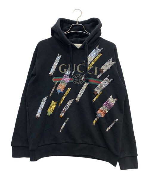 中古・古着通販】GUCCI (グッチ) パーカー ブラック サイズ:S｜ブランド・古着通販 トレファク公式【TREFAC FASHION】スマホサイト