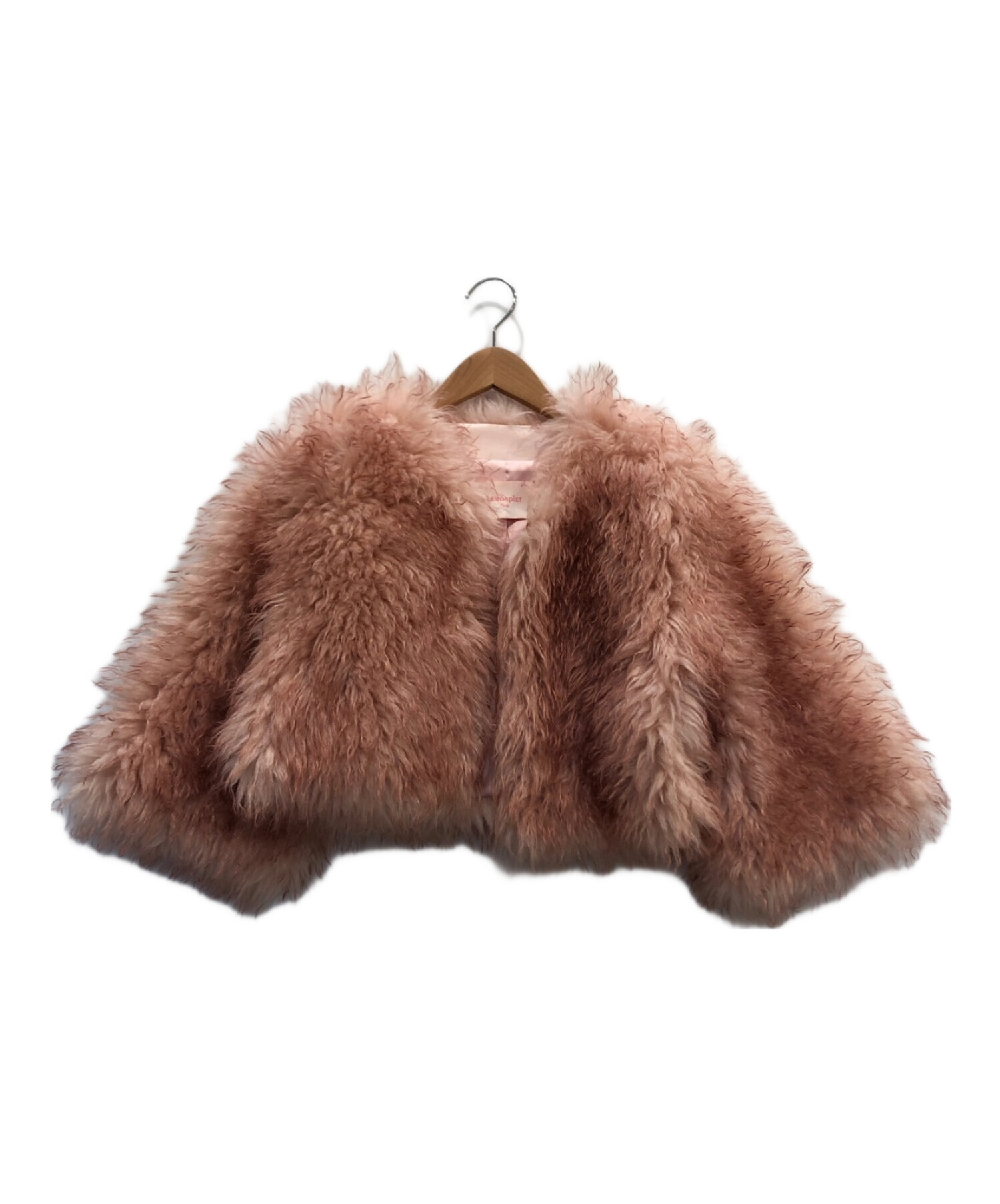 LEMONPLET (レモンプレット) FAUX FUR MG LUMI ジャケット ピンク サイズ:Small Size