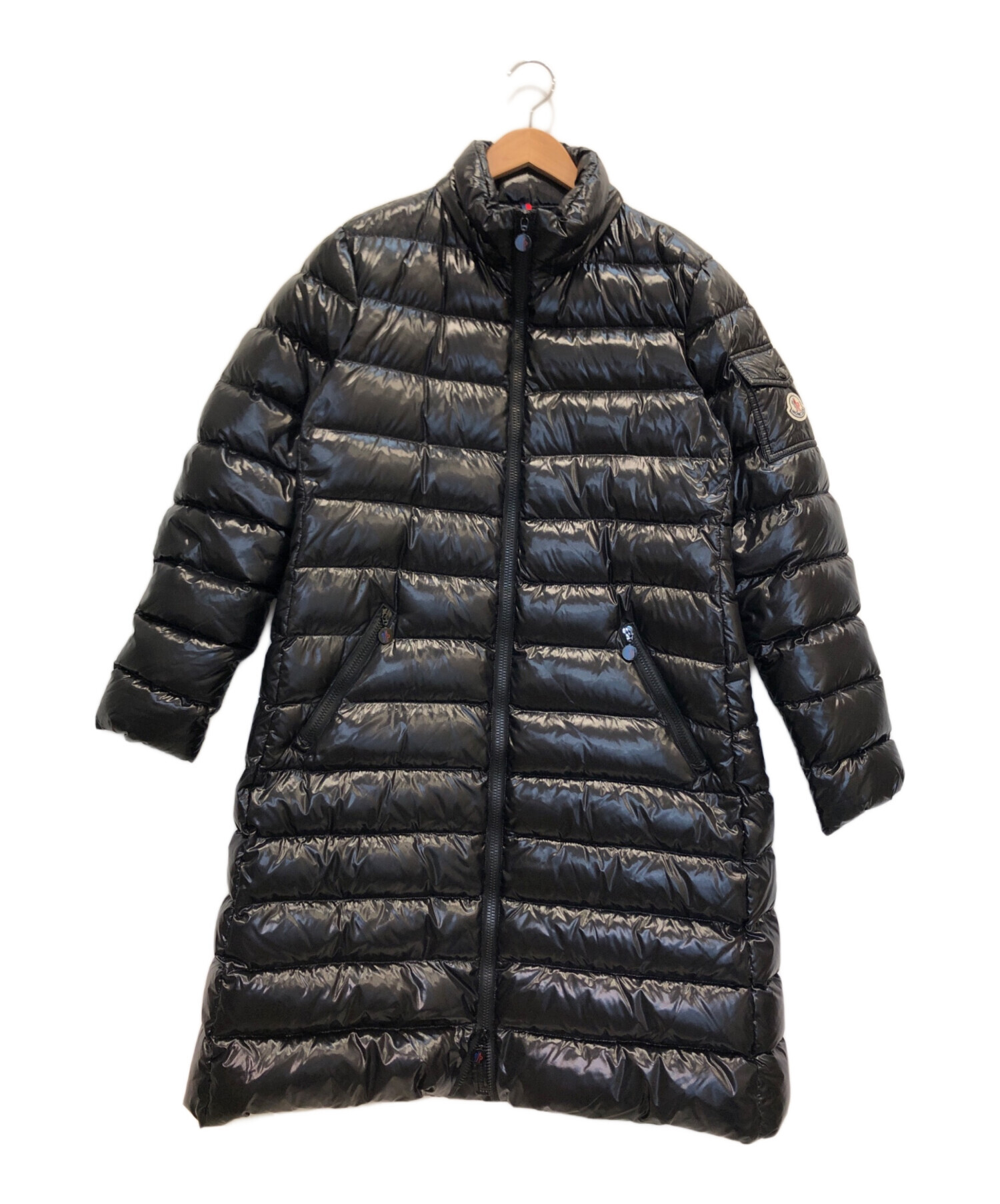 中古・古着通販】MONCLER (モンクレール) ダウンコート/ロングダウンジャケット/モカ ブラック サイズ:4｜ブランド・古着通販  トレファク公式【TREFAC FASHION】スマホサイト